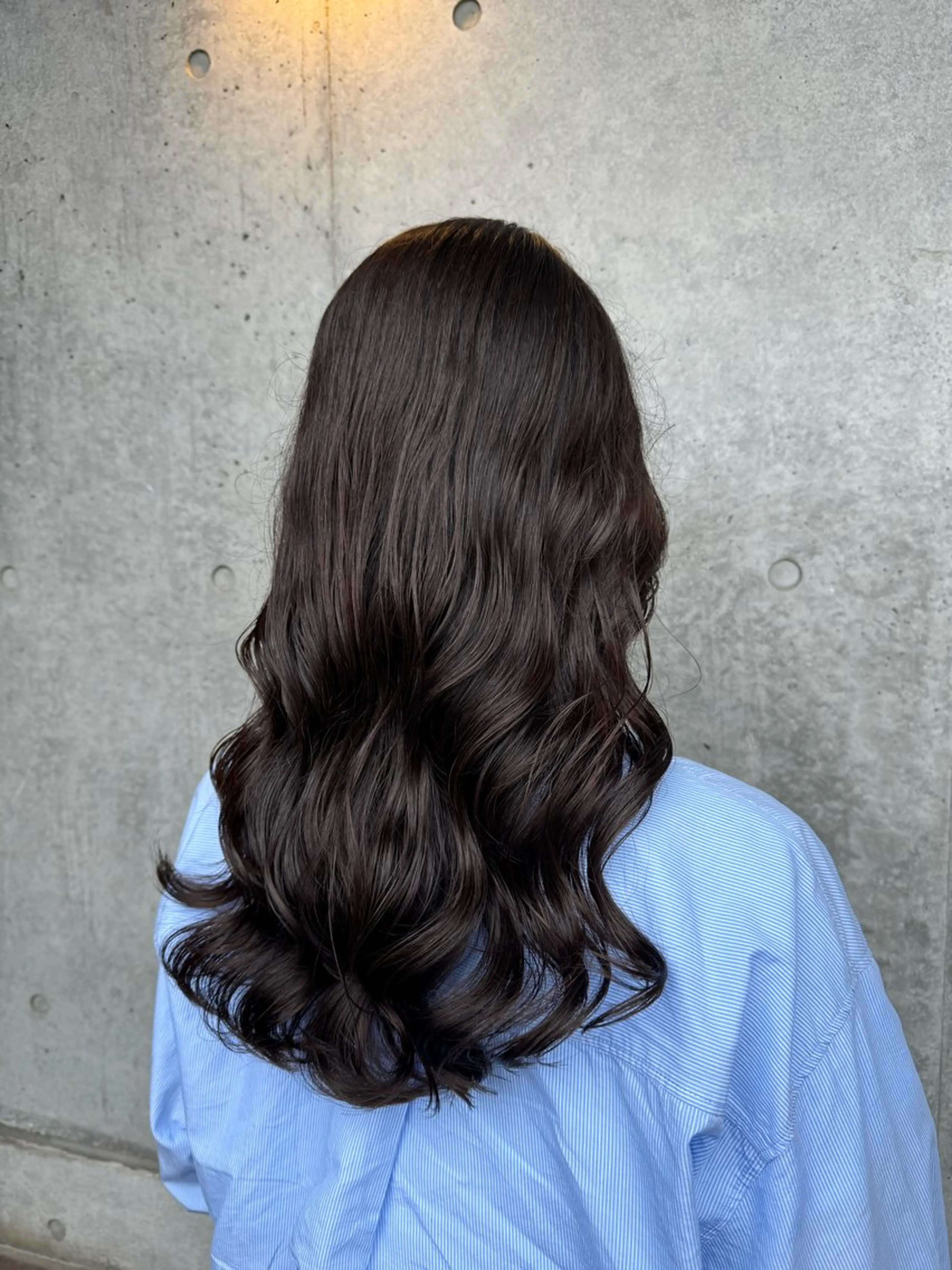 セミロング パーマ 原田 聖也のヘアスタイル