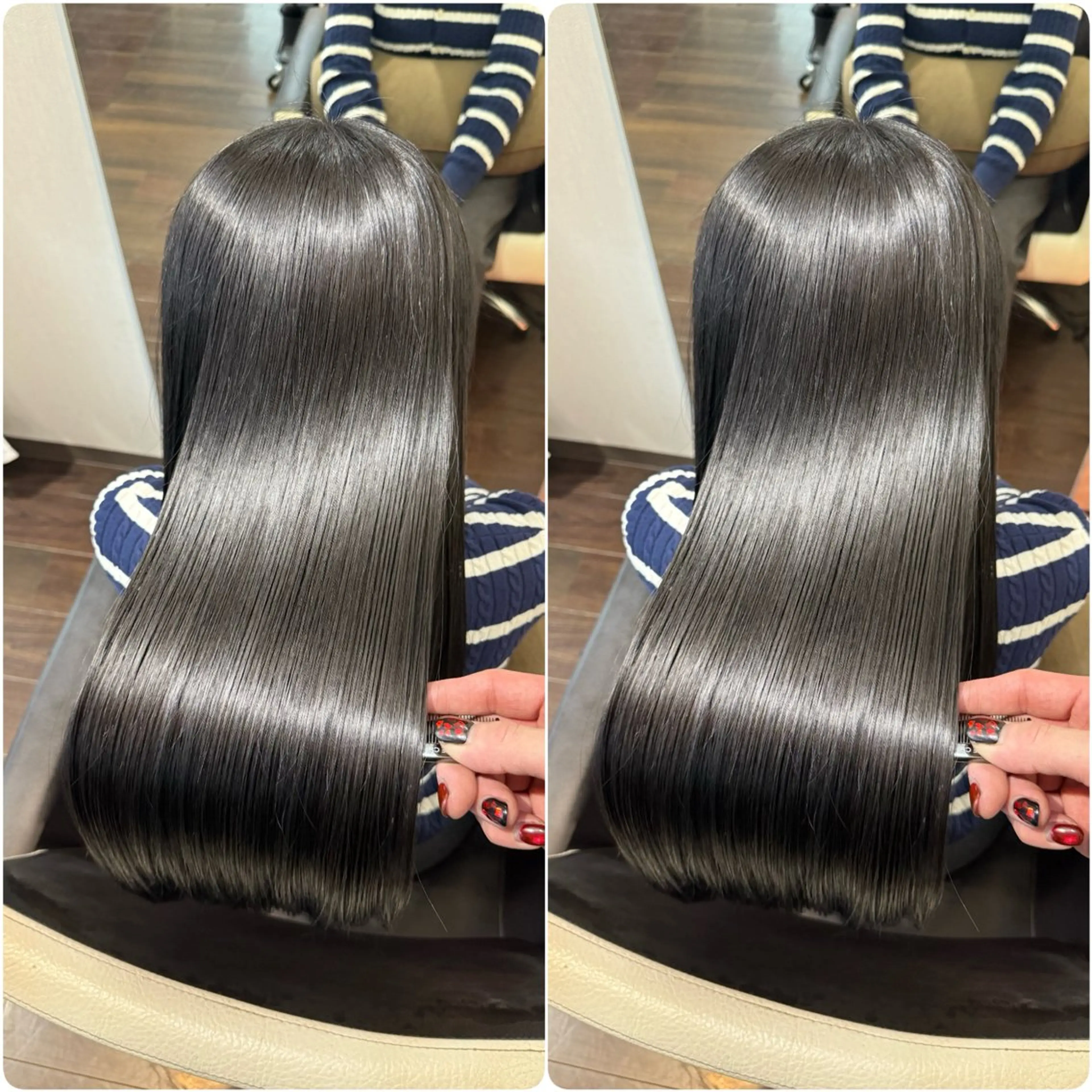 ロング カラー カット ヘアカラー トリートメント ヘッドスパ youres hair 髪質改善トリートメント&ヘッドスパ 新宿EAST所属・🌹ULTOWA🌹 髪質改善/縮毛/店長のヘアスタイル