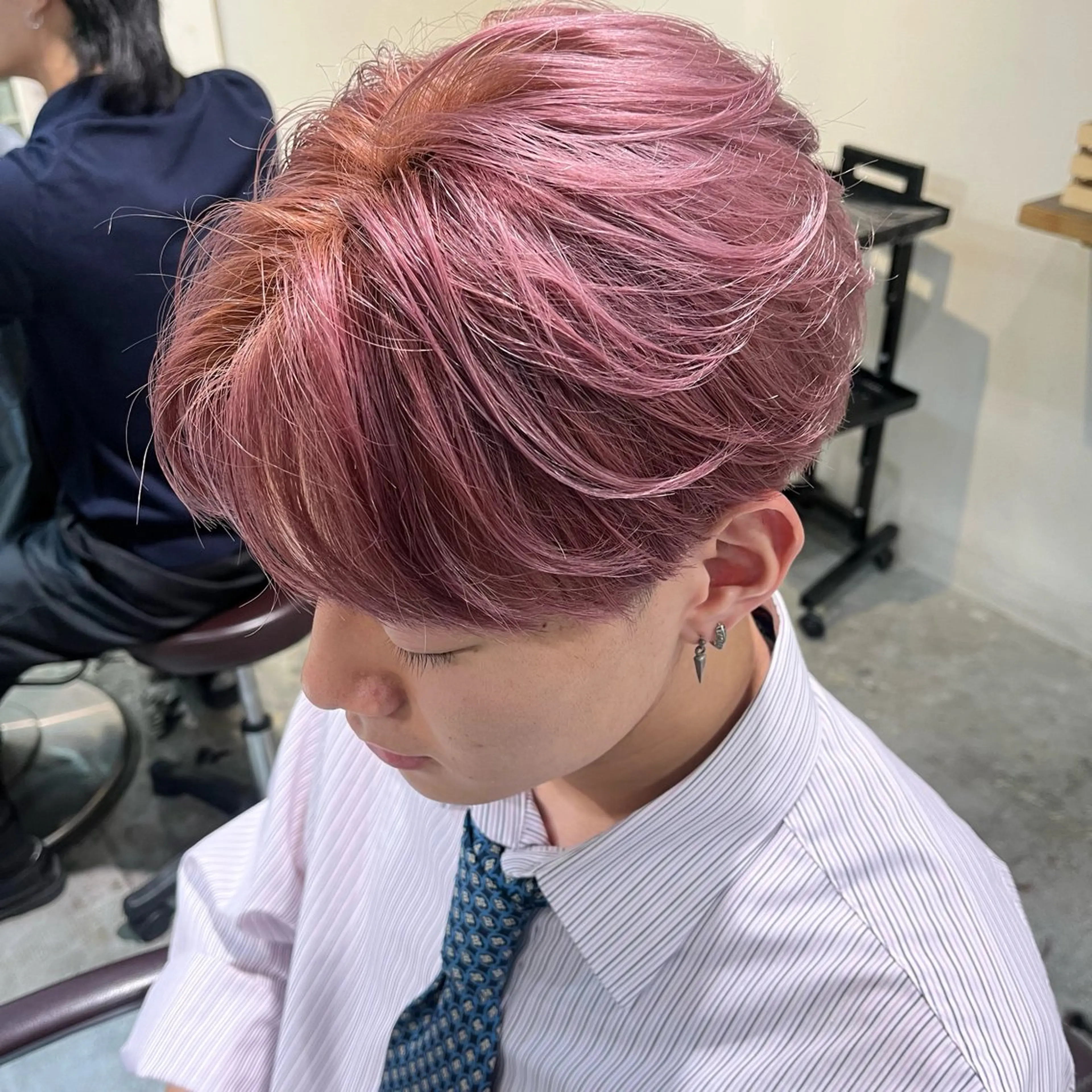 カラー メンズ カット ヘアカラー フェザーパーマ🌙 毛流れ yuzukiのヘアスタイル