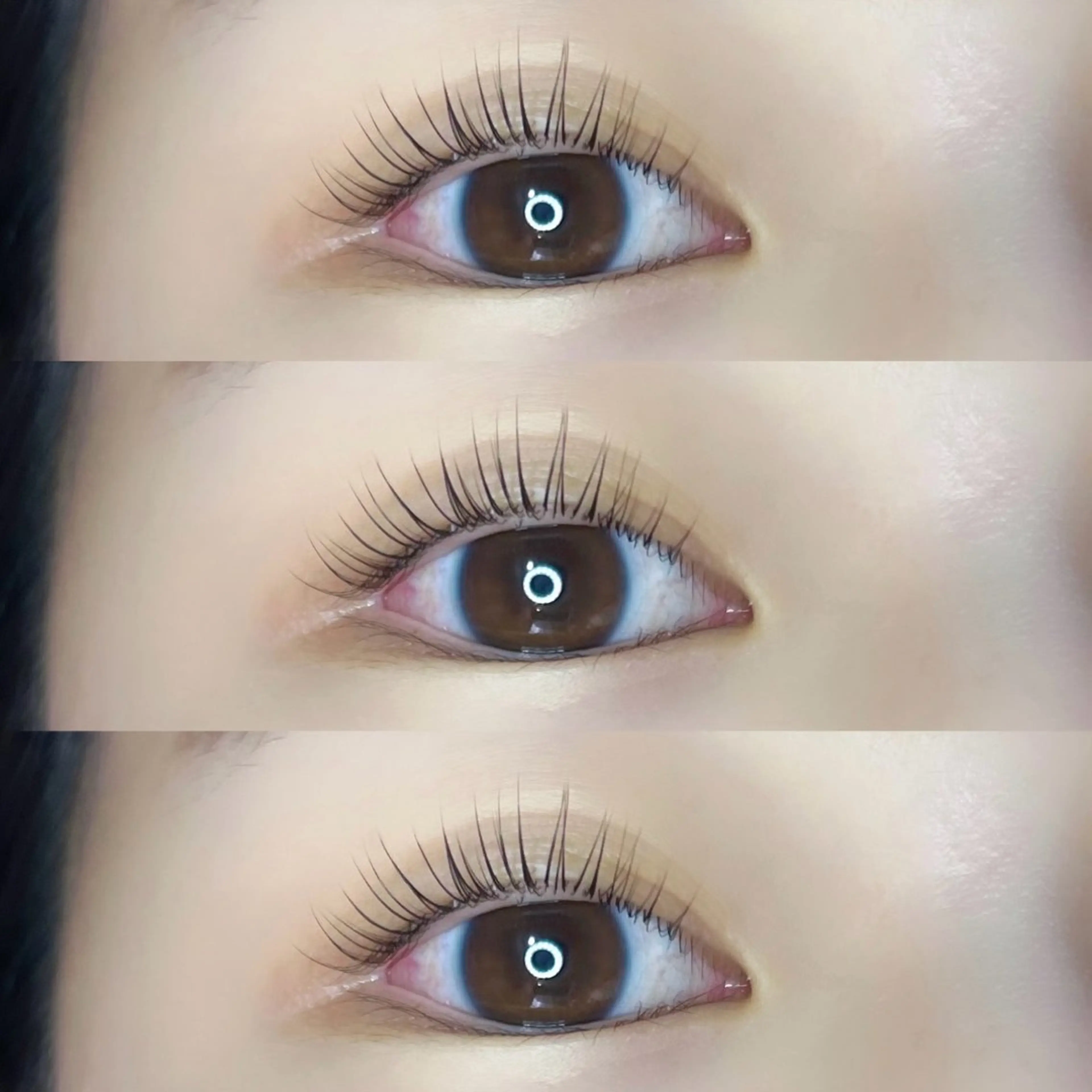 マツエク・マツパ 束感まつ毛 ナチュラル 一重×まつ毛パーマ 眉毛／まつ毛サロン Ayamiのマツエク・マツパデザイン