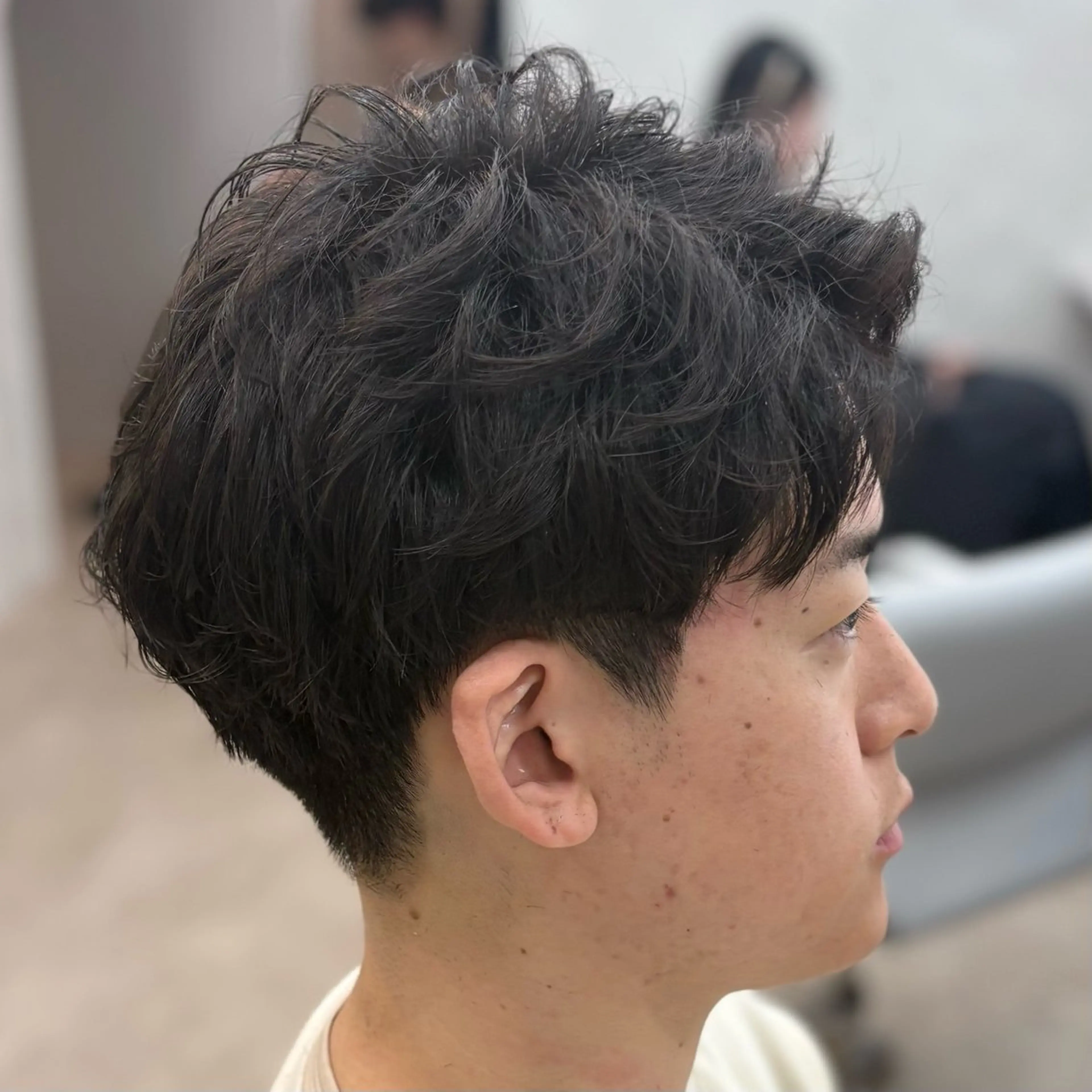 【 🌷 3ヶ月以内にご来店の方限定🌷 】メンズカット ➕ シャドウパーマの写真