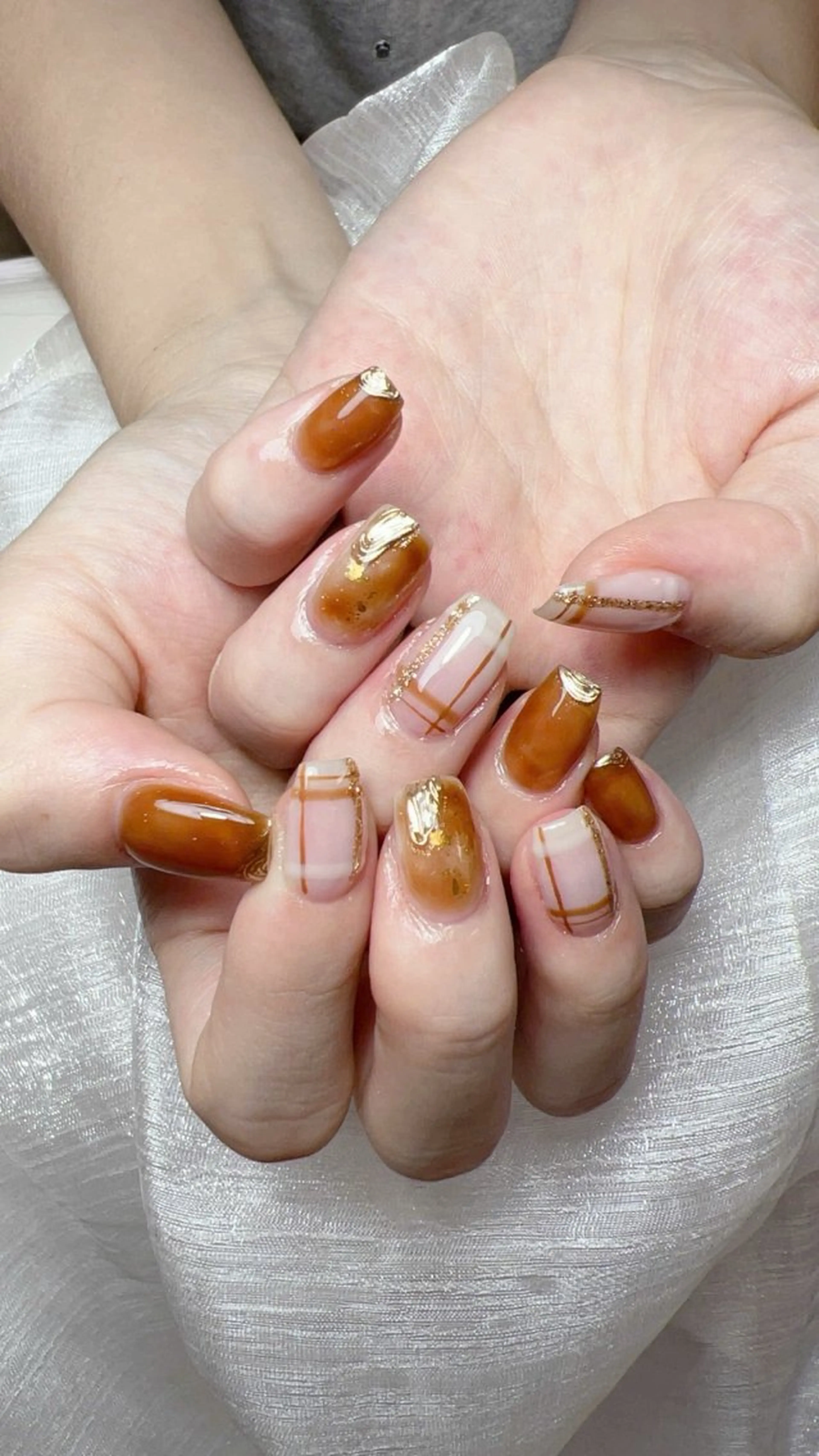 ネイル フレンチネイル グラデーション 韓国ネイル マグネットネイル ミラーネイル ハンドネイル Vp ネイルのネイルデザイン