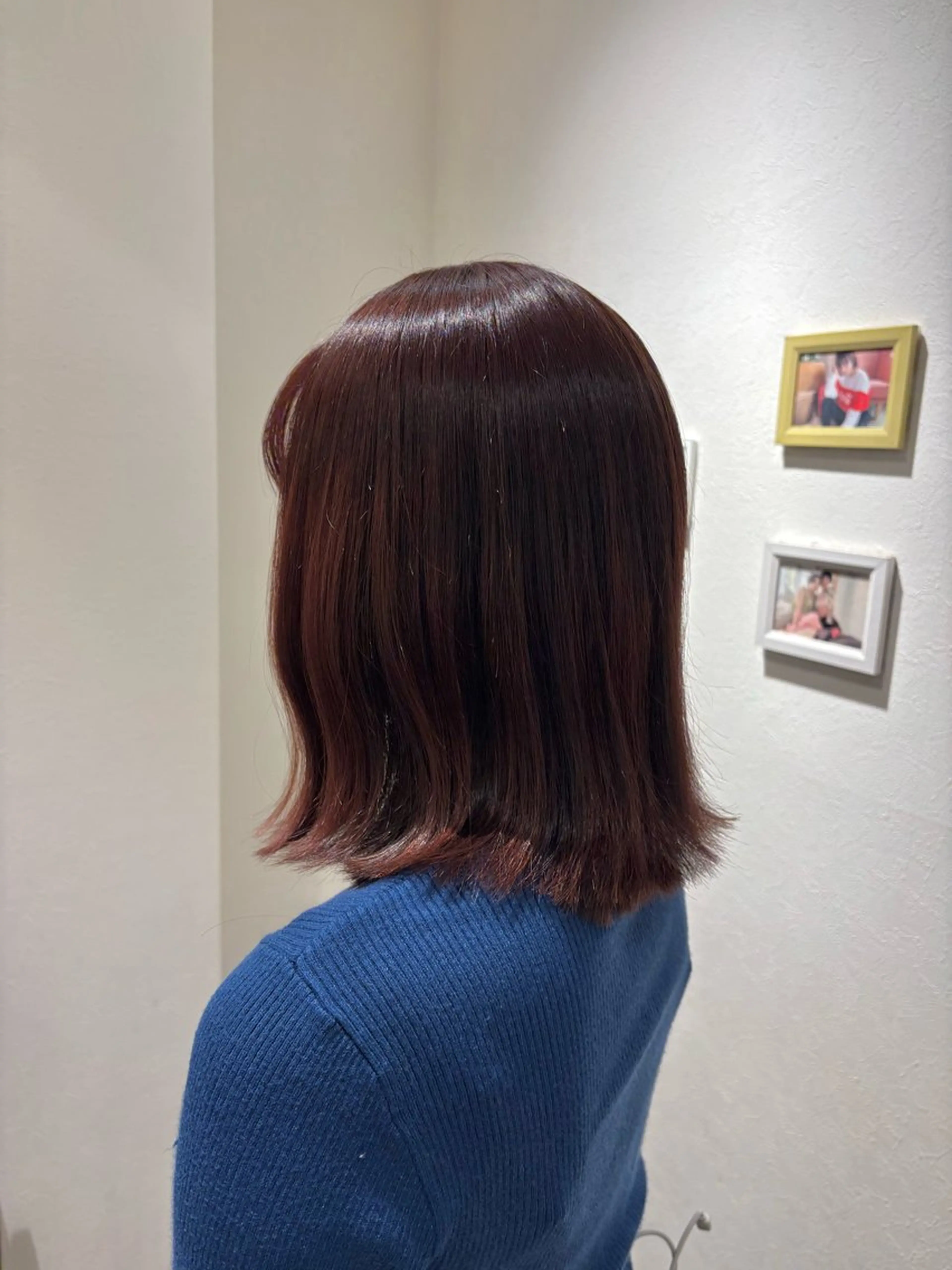 ミディアム カットパーマモデル 募集中🧺アンジュのヘアスタイル