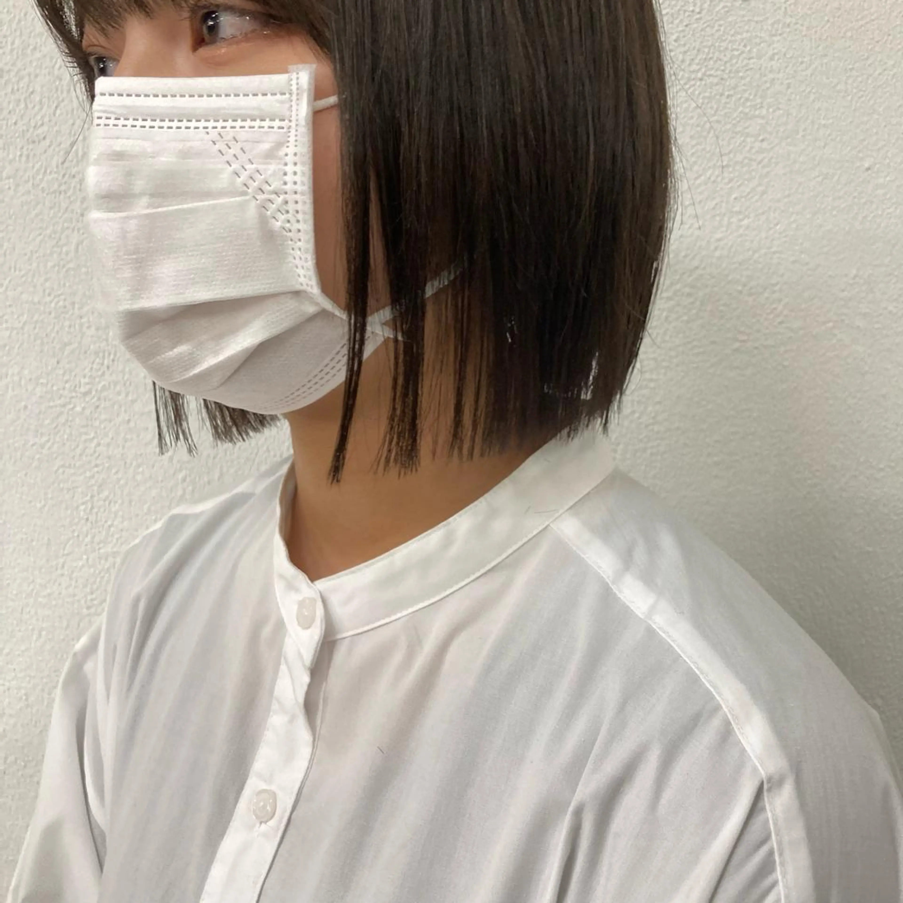 ショート カラー 縮毛矯正 ウルフレイヤー エクステ/kokiのヘアスタイル