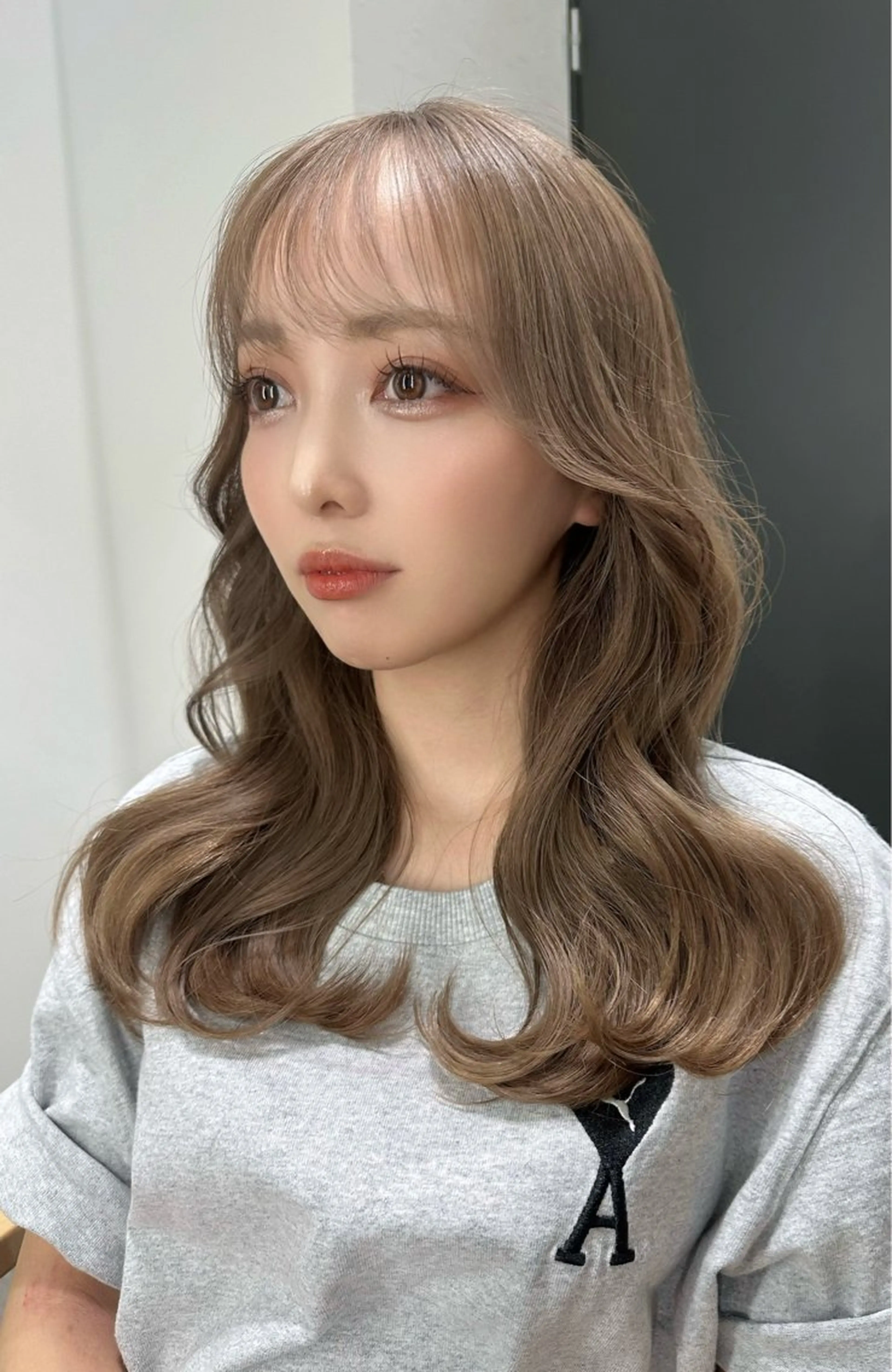 《☀️平日限定☀️》韓国風ミディアムヘア🫧くびれヘアにしたい方募集7700円の写真