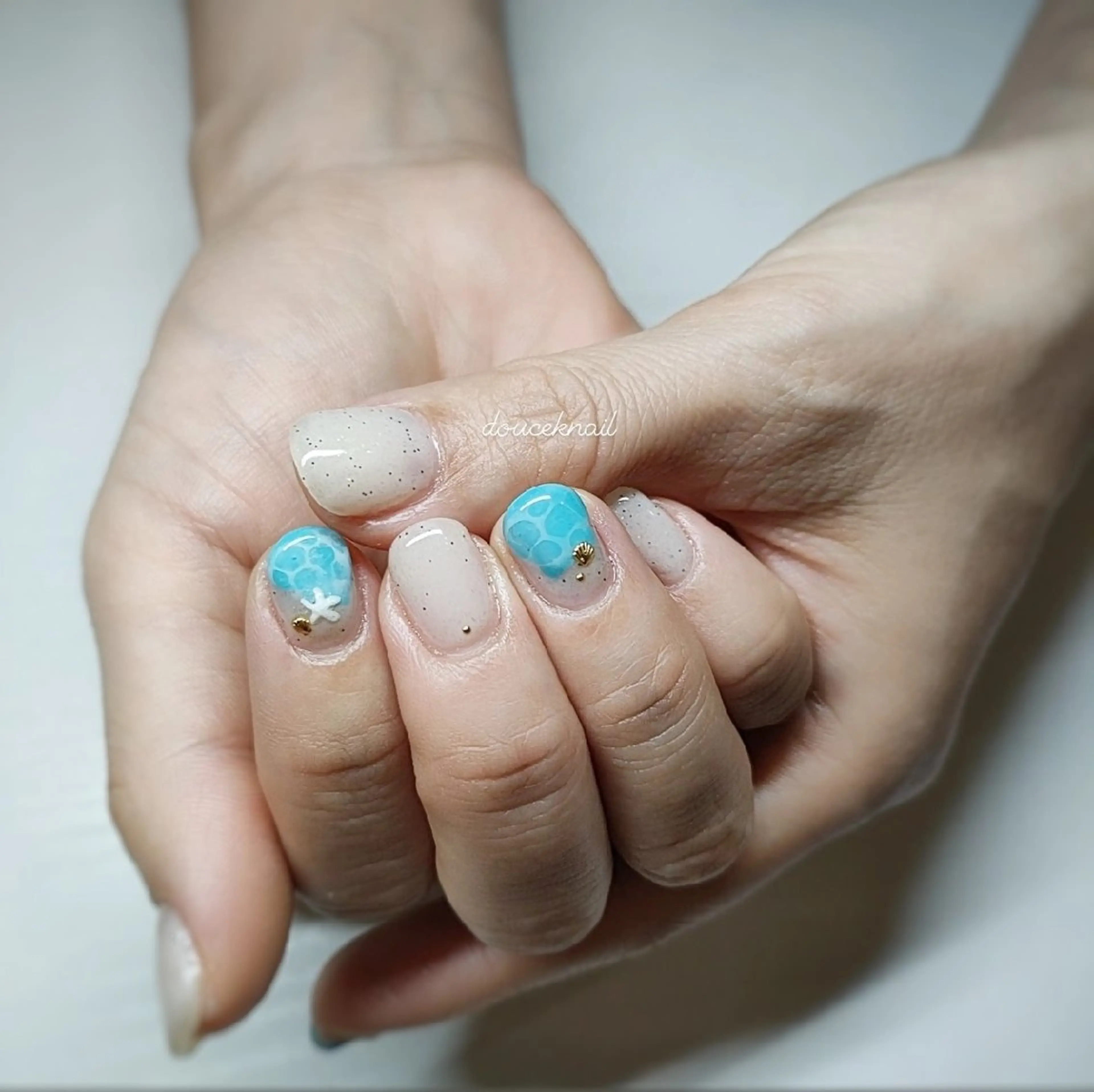 ネイル 夏ネイル douceknail所属・本厚木南口 徒歩3分のネイルデザイン