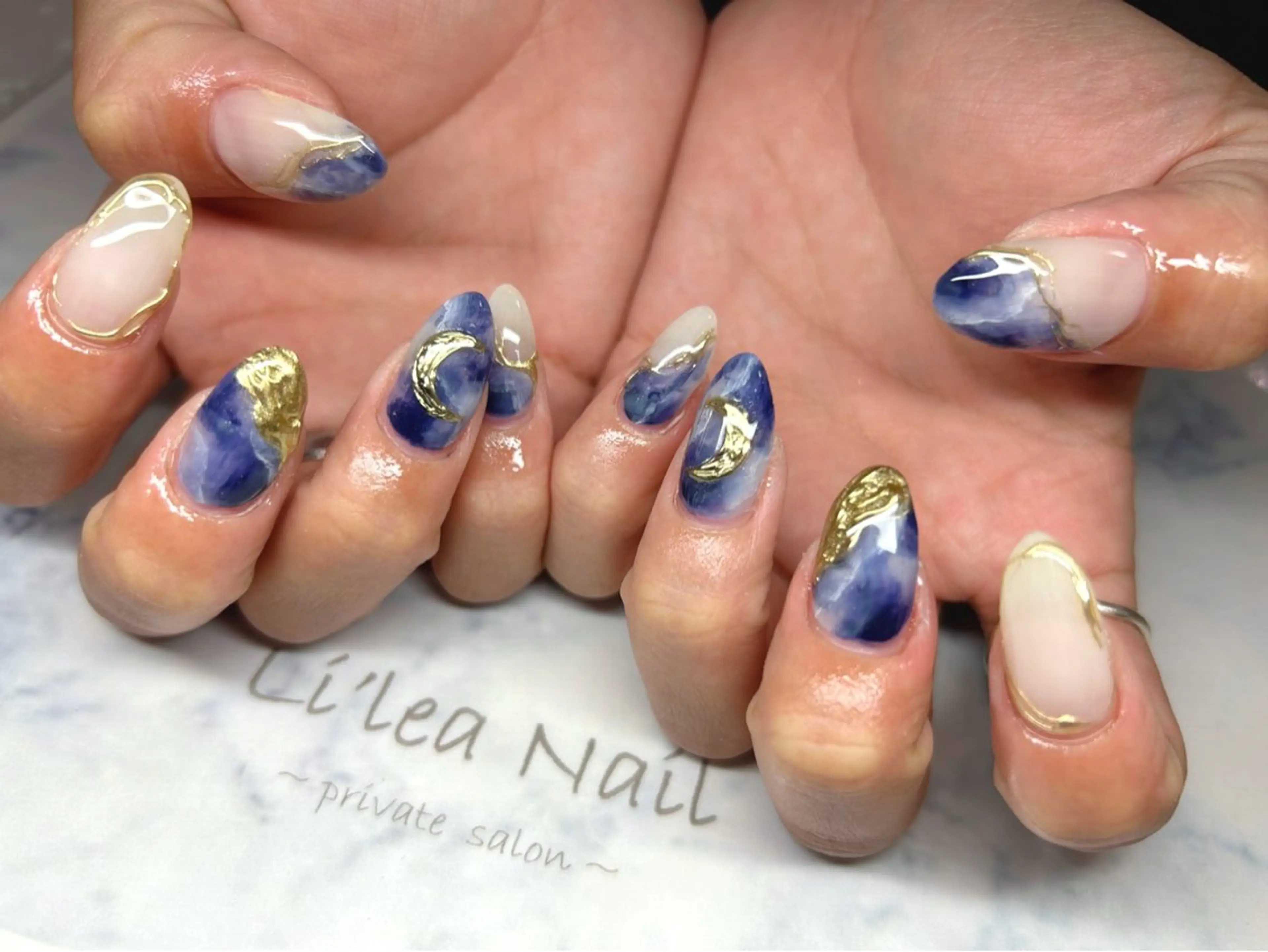 ネイル ハンドネイル Li'leaNail AINAのネイルデザイン