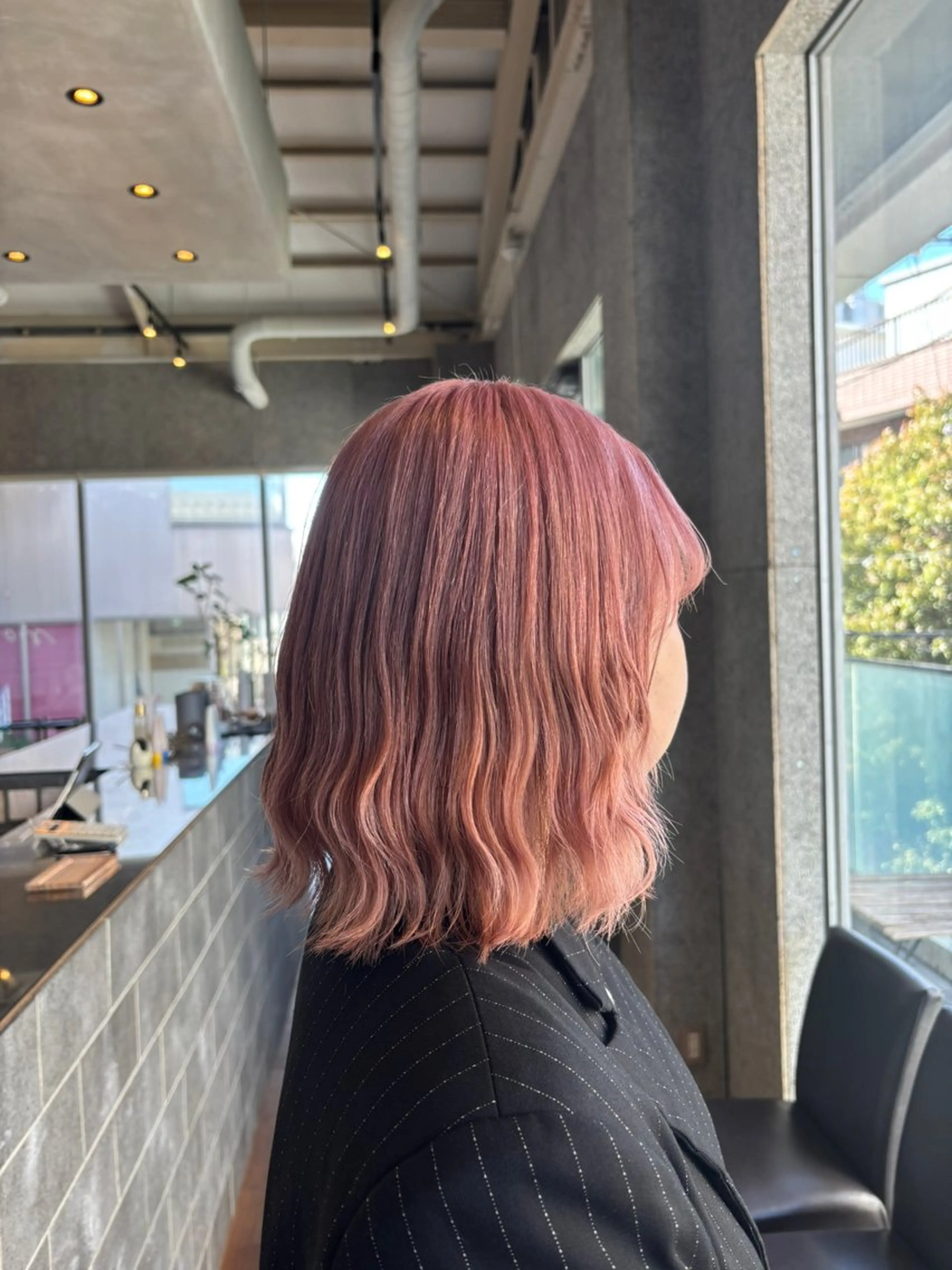 ミディアム カラー ヘアカラー 🎪🩰艶/モテ カラー❣️reinaのヘアスタイル
