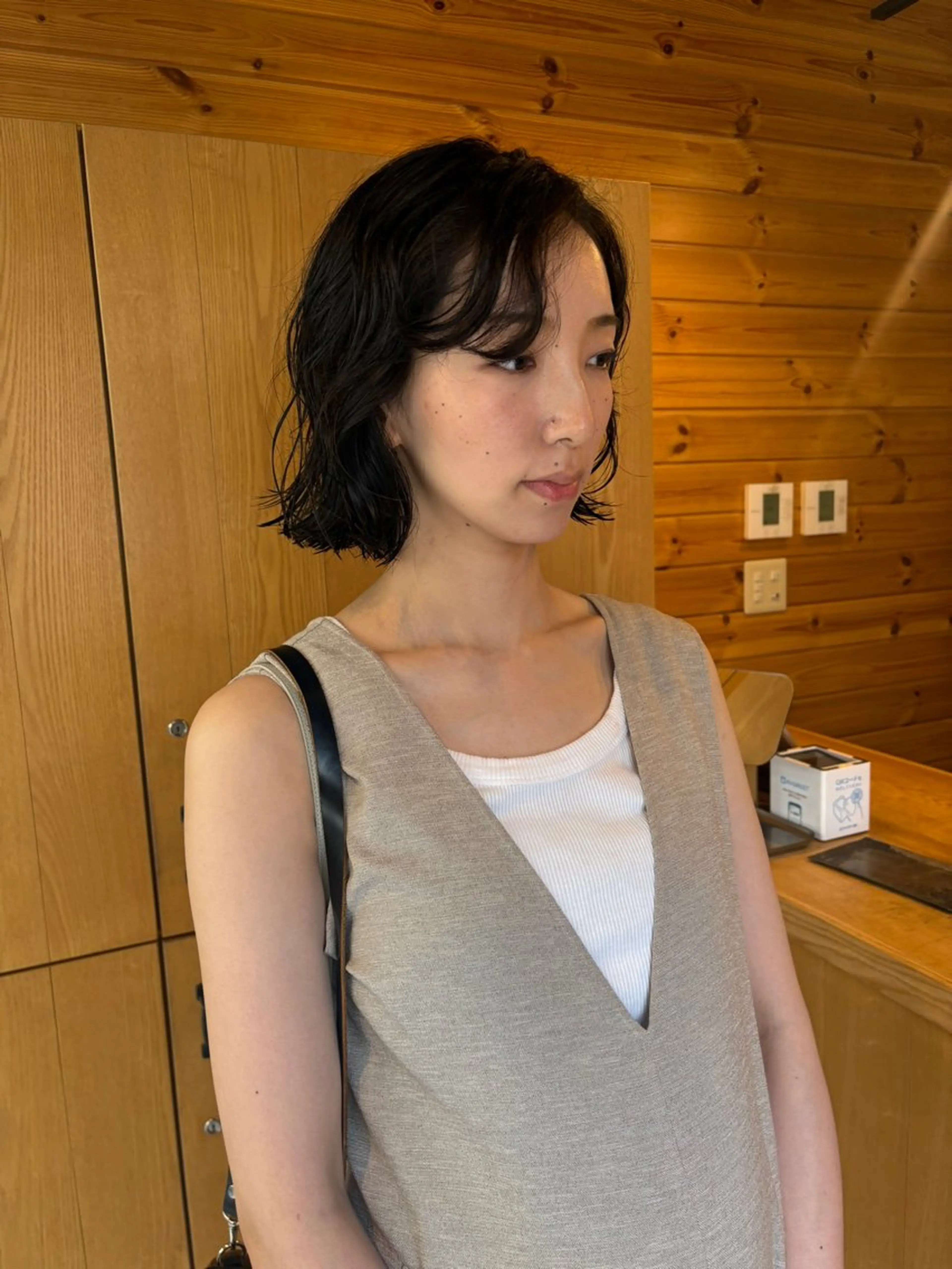 ショート カット パーマ 枚方美容師/ スパニスト/東本真菜のヘアスタイル