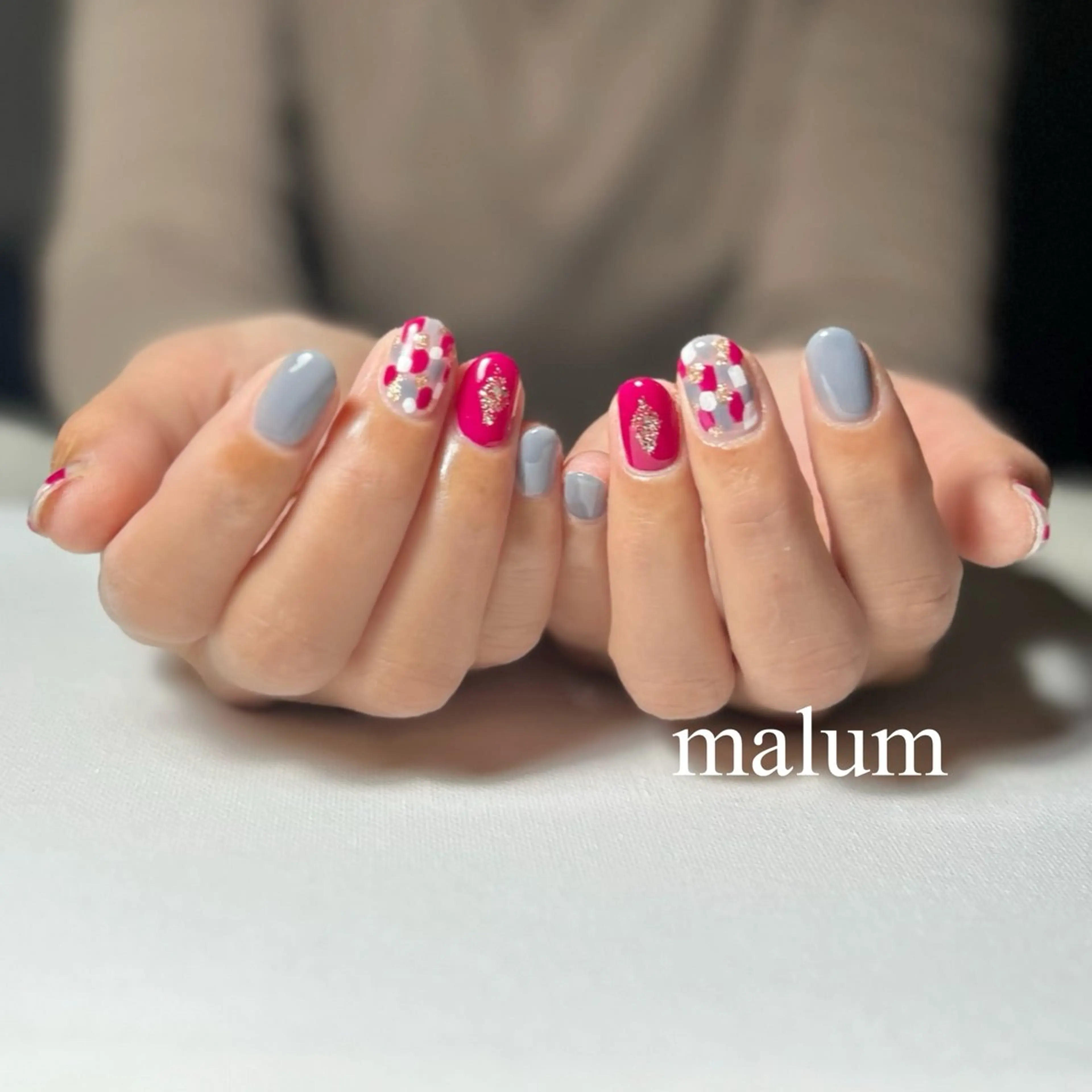 ネイル ハンドネイル malum nailのネイルデザイン