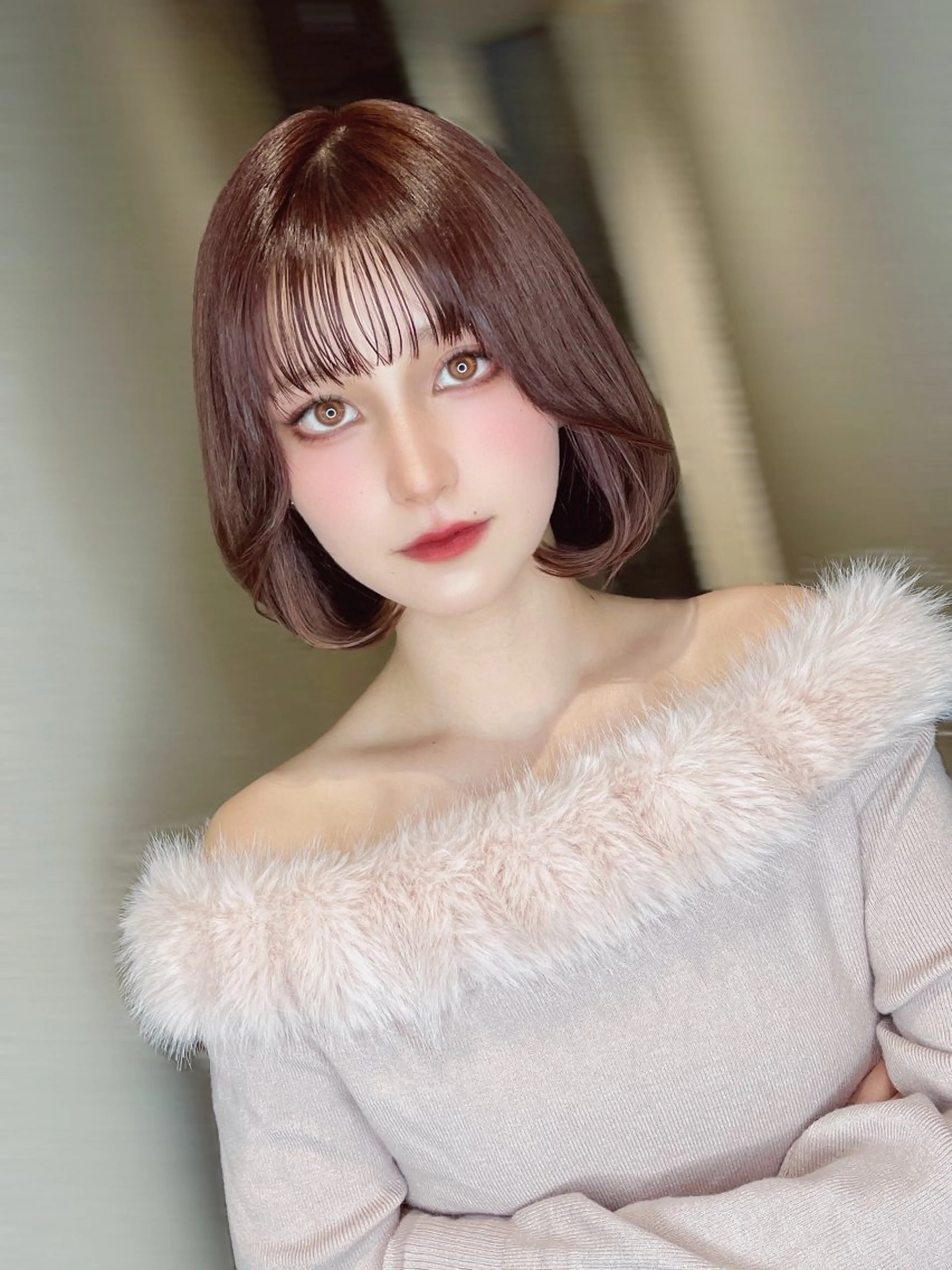 ショート カラー 透明感カラー 髪質改善 カット ヘアカラー トリートメント 今井 勝也のヘアスタイル