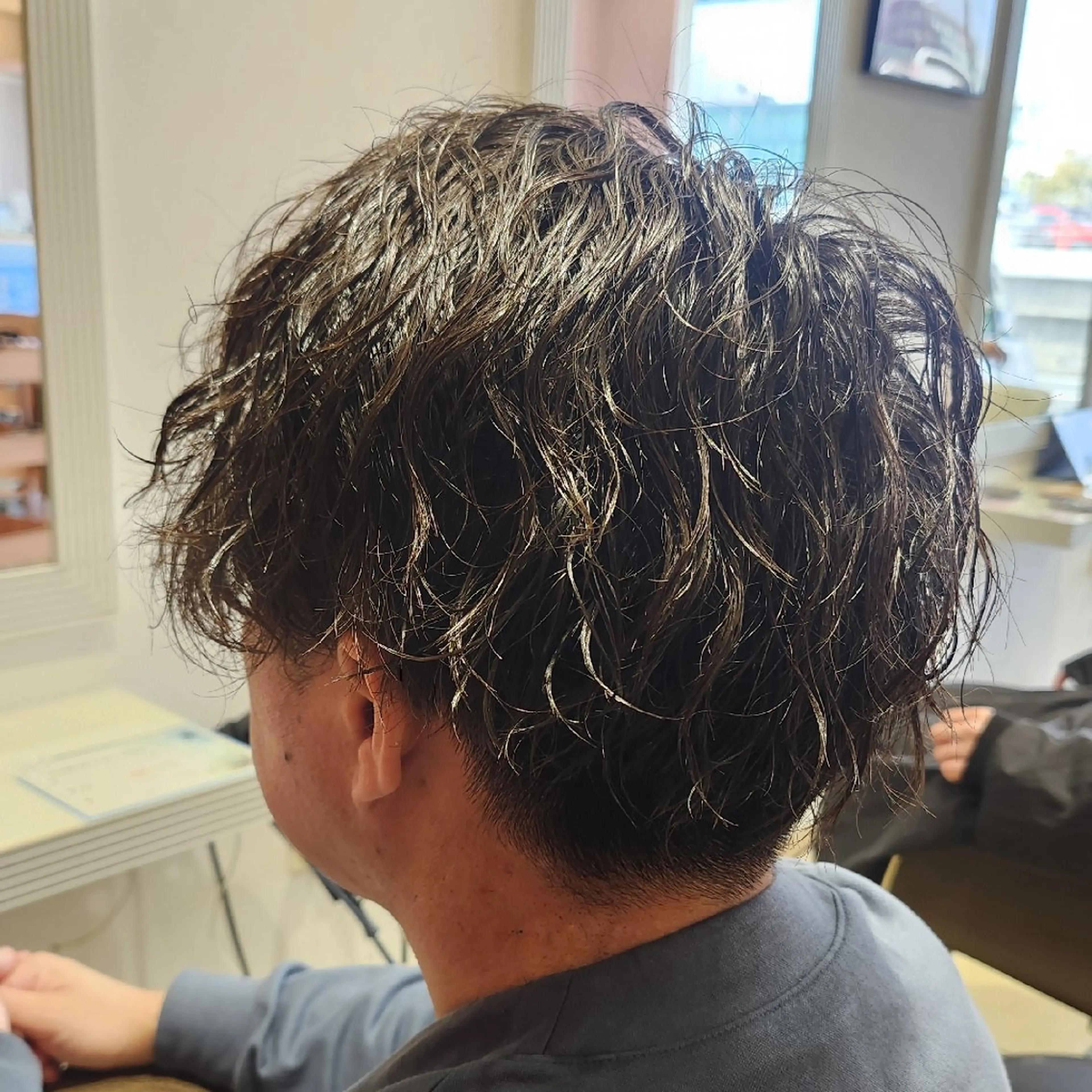 パーマ メンズ 暖色カラー/髪質改善 /メンズ🧡莉南のヘアスタイル