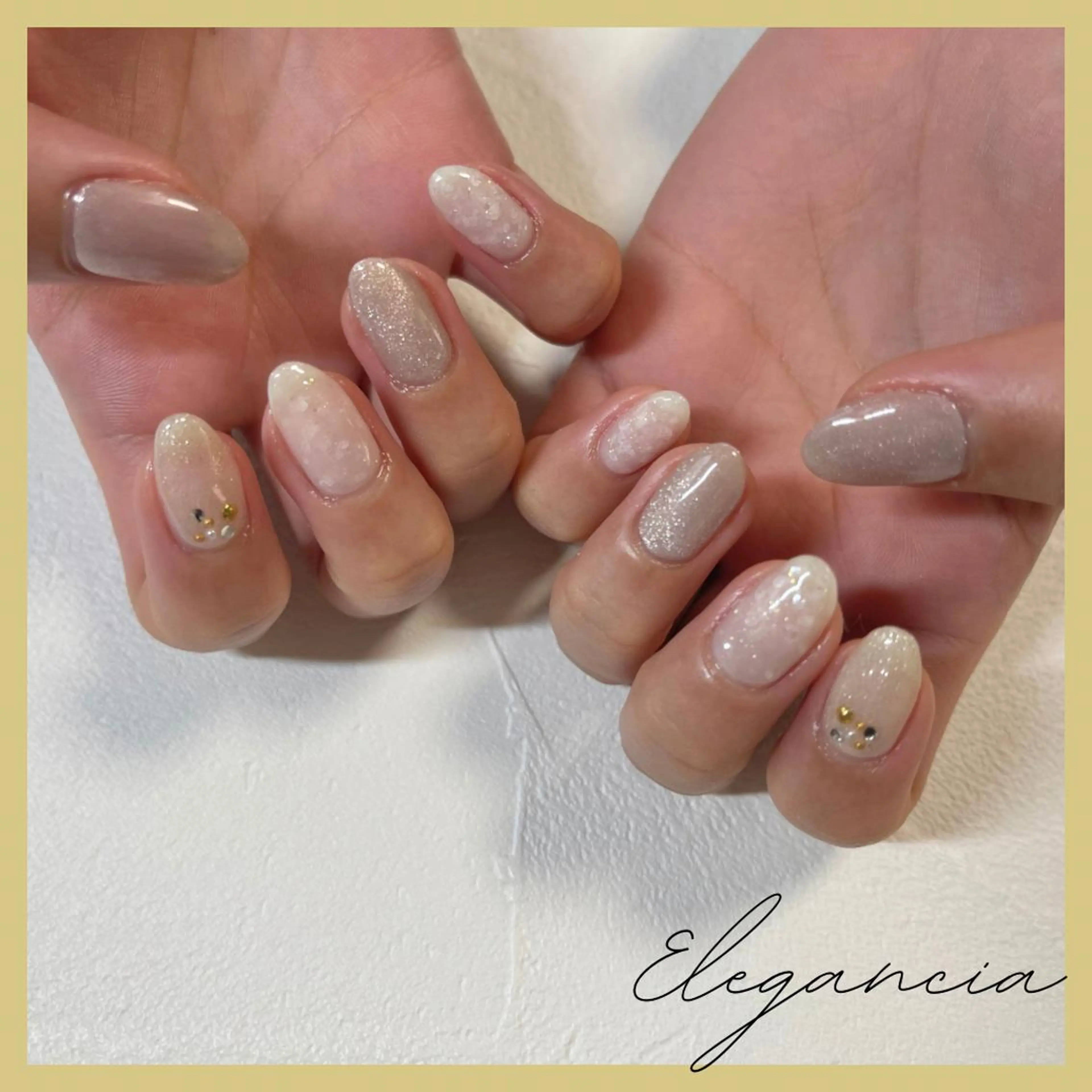 カラー ネイル ハンドネイル Elegancia. Hiromiのネイルデザイン