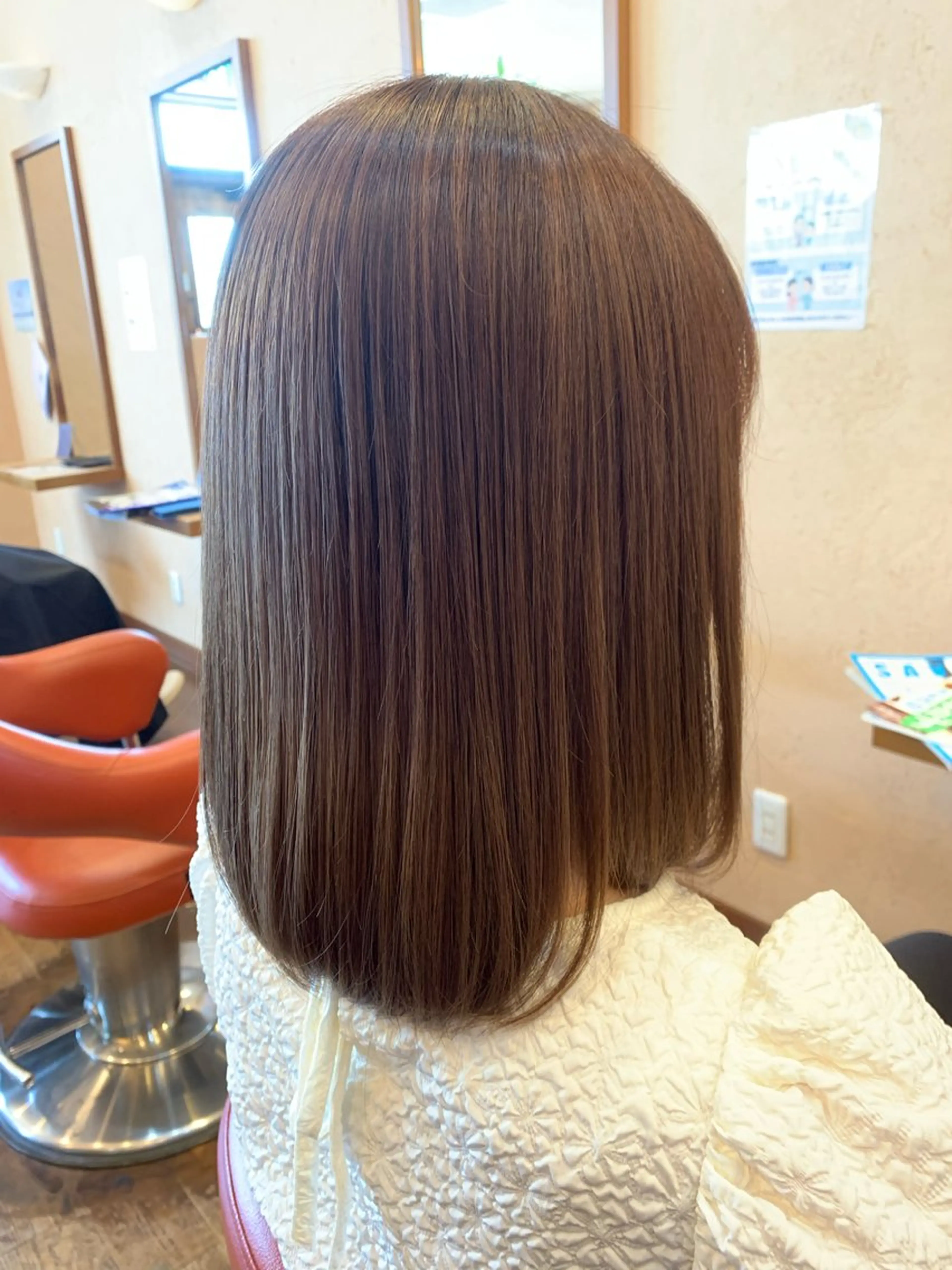 質感再整カラー＋カット＋トリートメントの写真