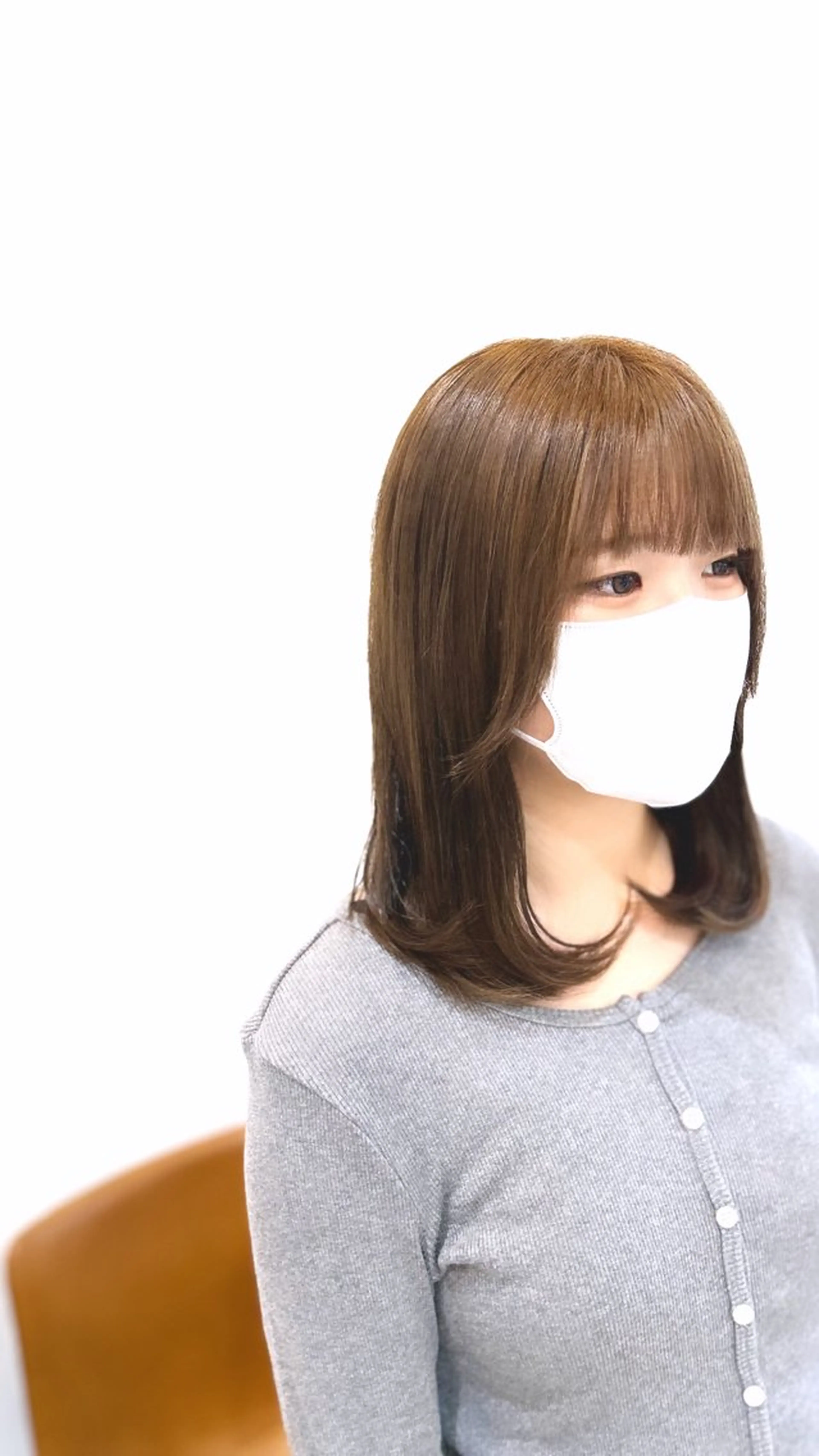 セミロング カラー 堀 大輔のヘアスタイル