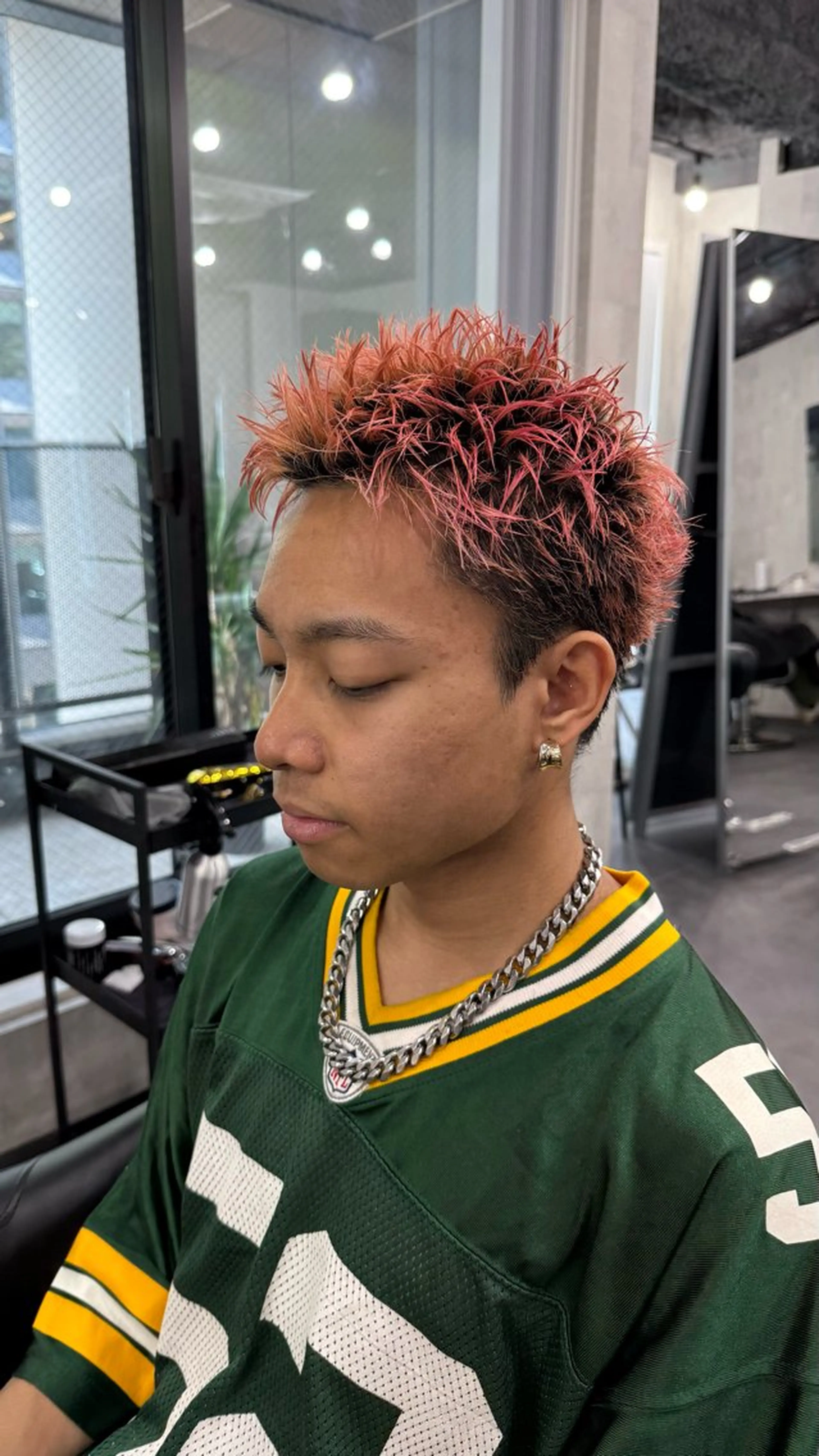 ショート カラー メンズ スパイキーショート 刈り上げ ショートヘア カット スパイキーショート/ 短髪/渋谷/kiyoのヘアスタイル