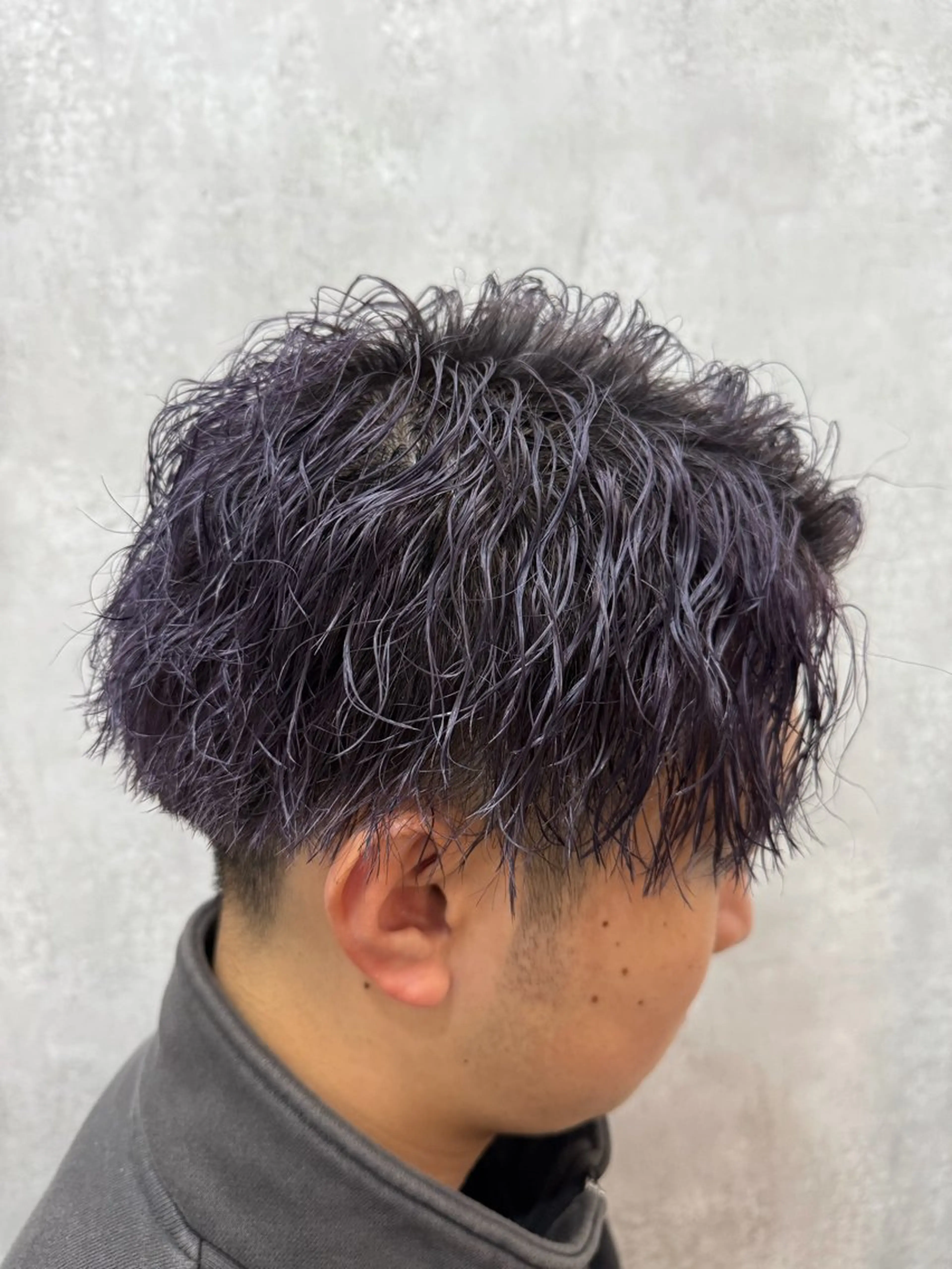 ショート パーマ メンズ カット パーマ 高井 柊のヘアスタイル