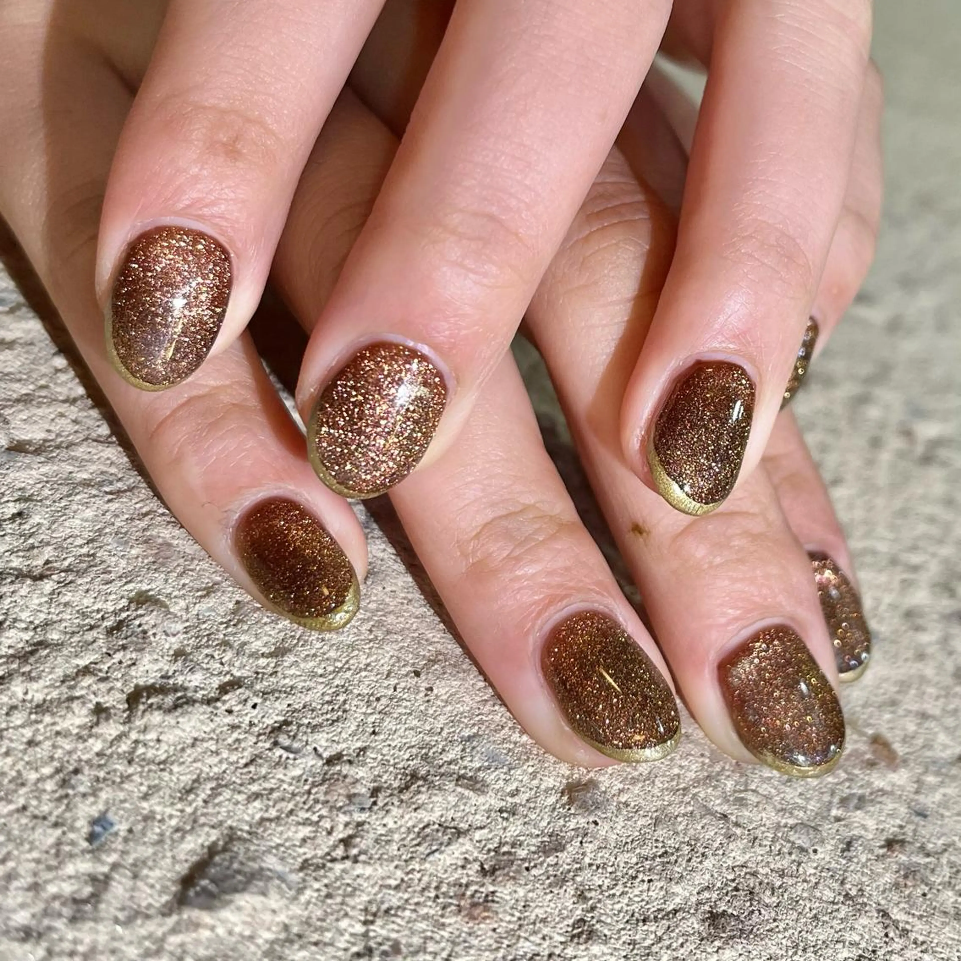 ネイル フレンチネイル マグネットネイル EASTHAM 後藤百香のネイルデザイン