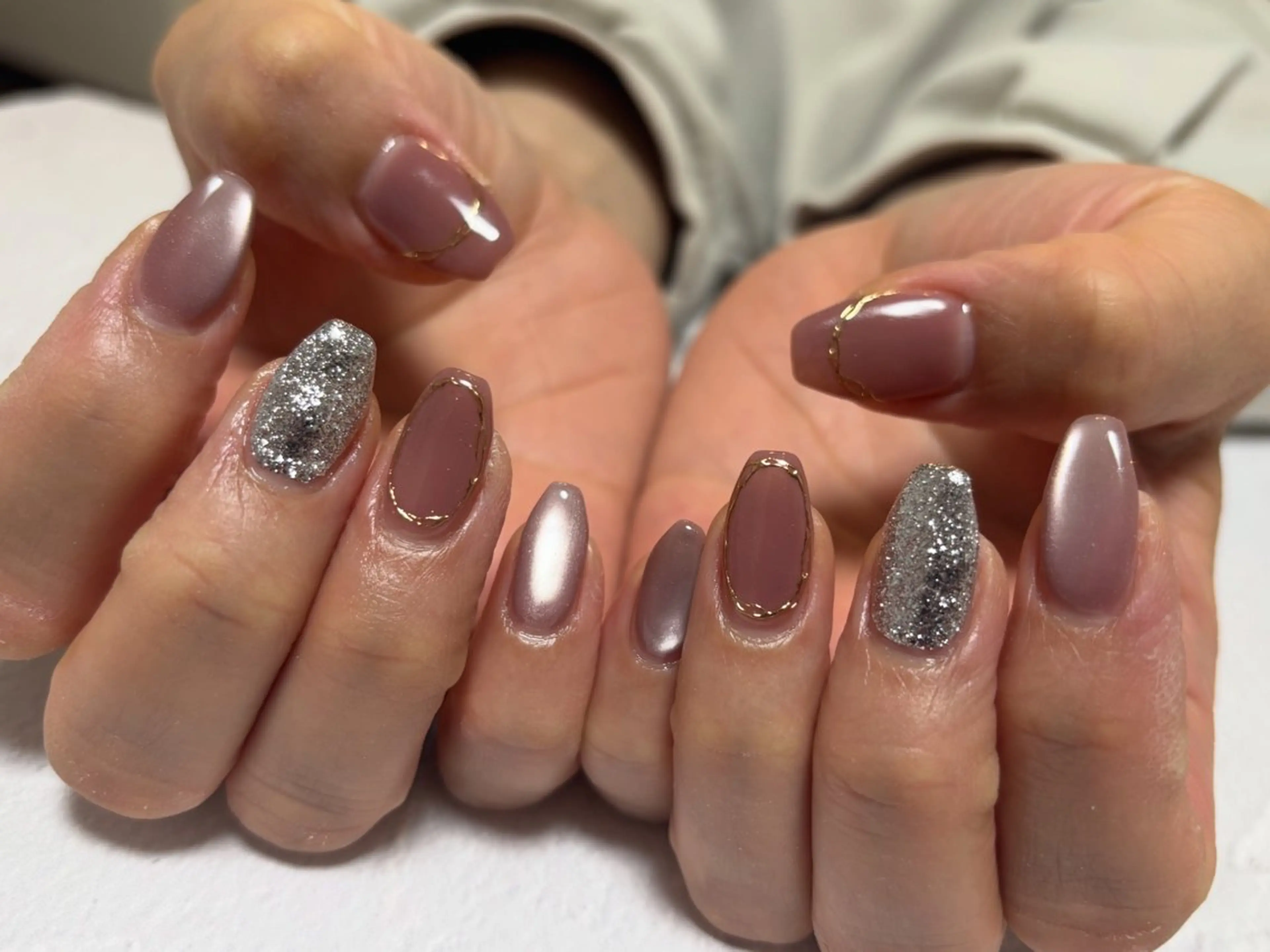 ネイル ハンドネイル 愛川町 あんすりうむのネイルデザイン