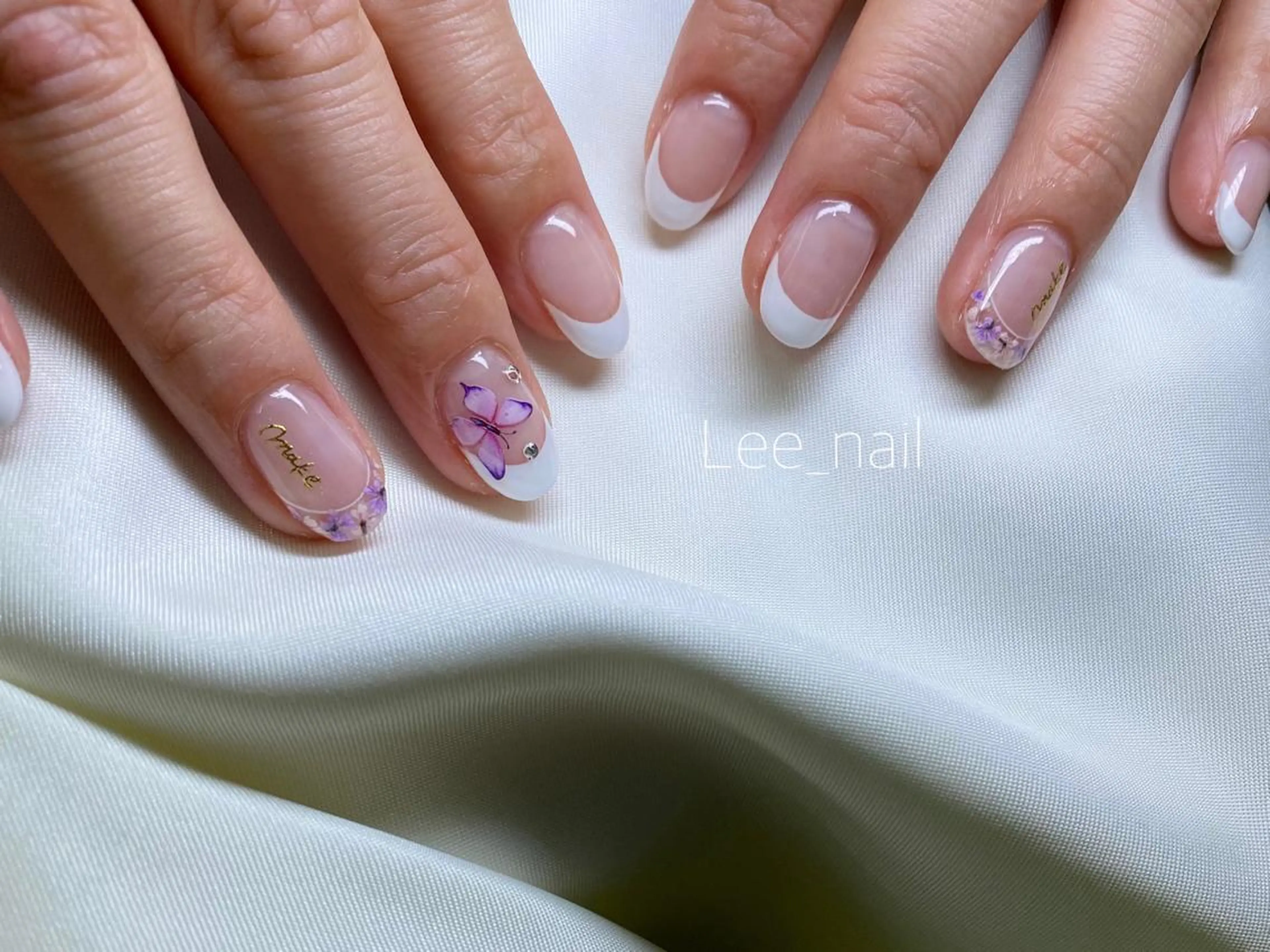 ネイル フレンチネイル Lee_ nailのネイルデザイン
