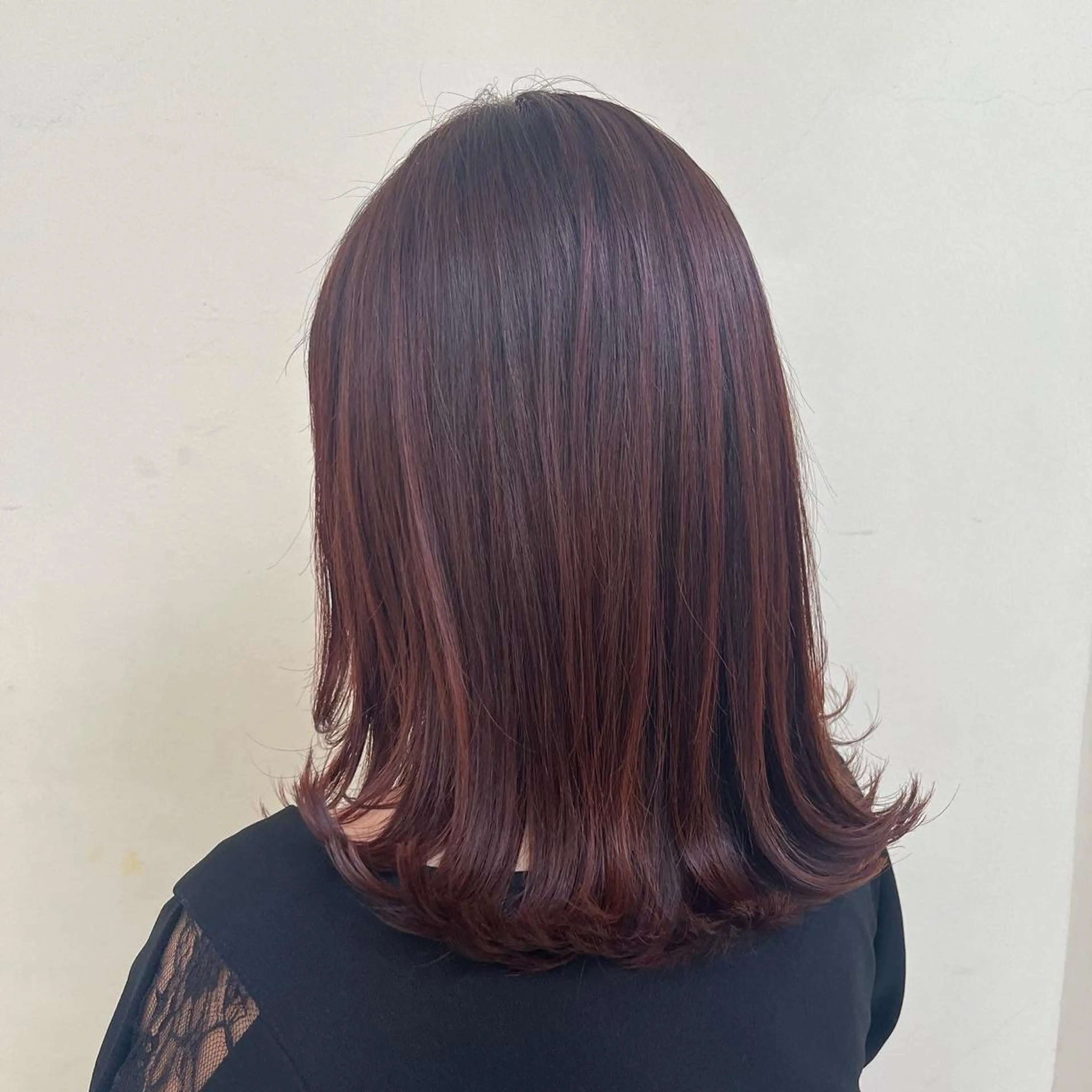 ミディアム マンツーマン 縮毛矯正/マユコのヘアスタイル