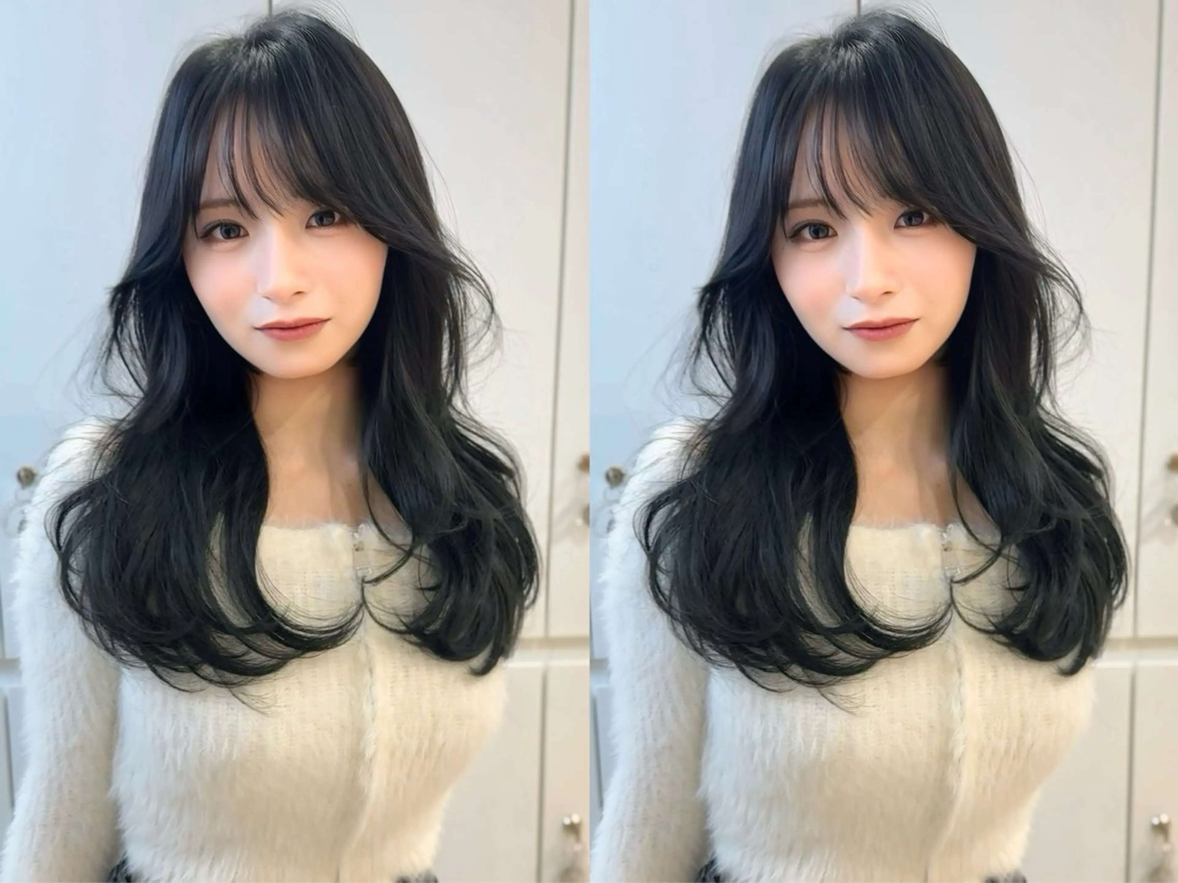 ロング くびれヘア 韓国風ヘア レイヤーカット カット ヘアカラー トリートメント 🌈Hiroki🌈 福岡の愛され美容師のヘアスタイル