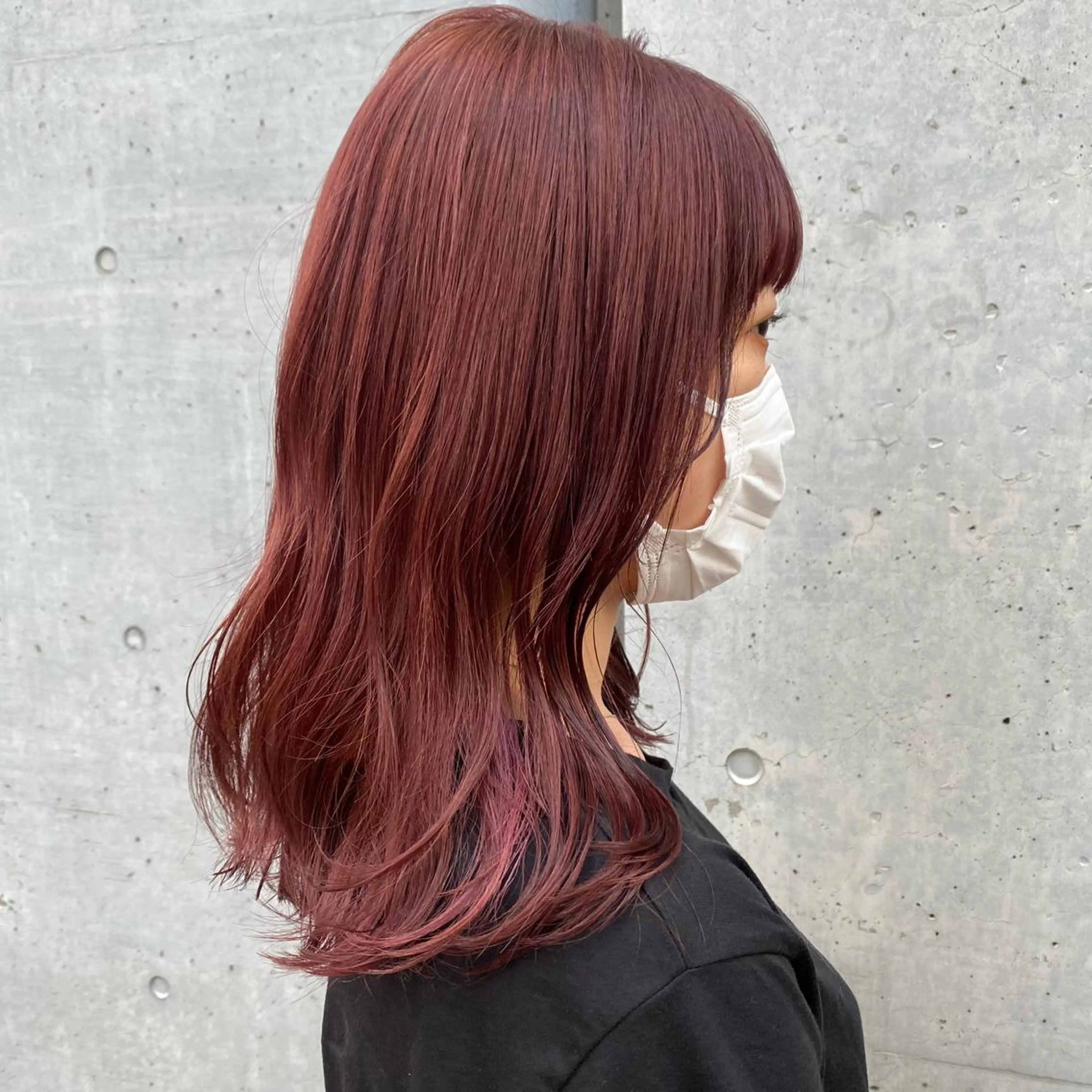 ミディアム カラー 🪭risa 暖色/レイヤー🪭のヘアスタイル