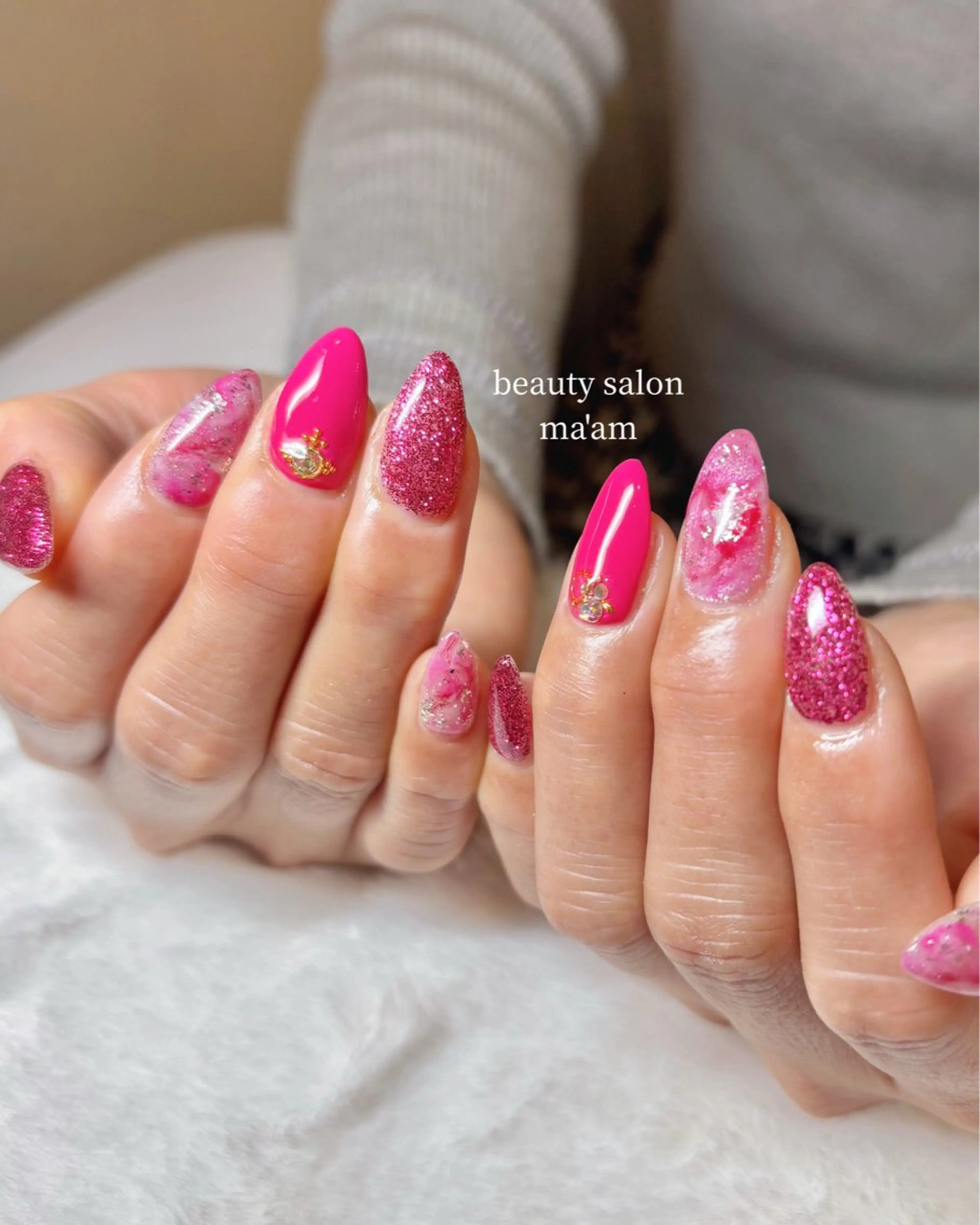 ネイル ハンドネイル beauty salon ma'am所属・chihiro 小路ネイルのネイルデザイン