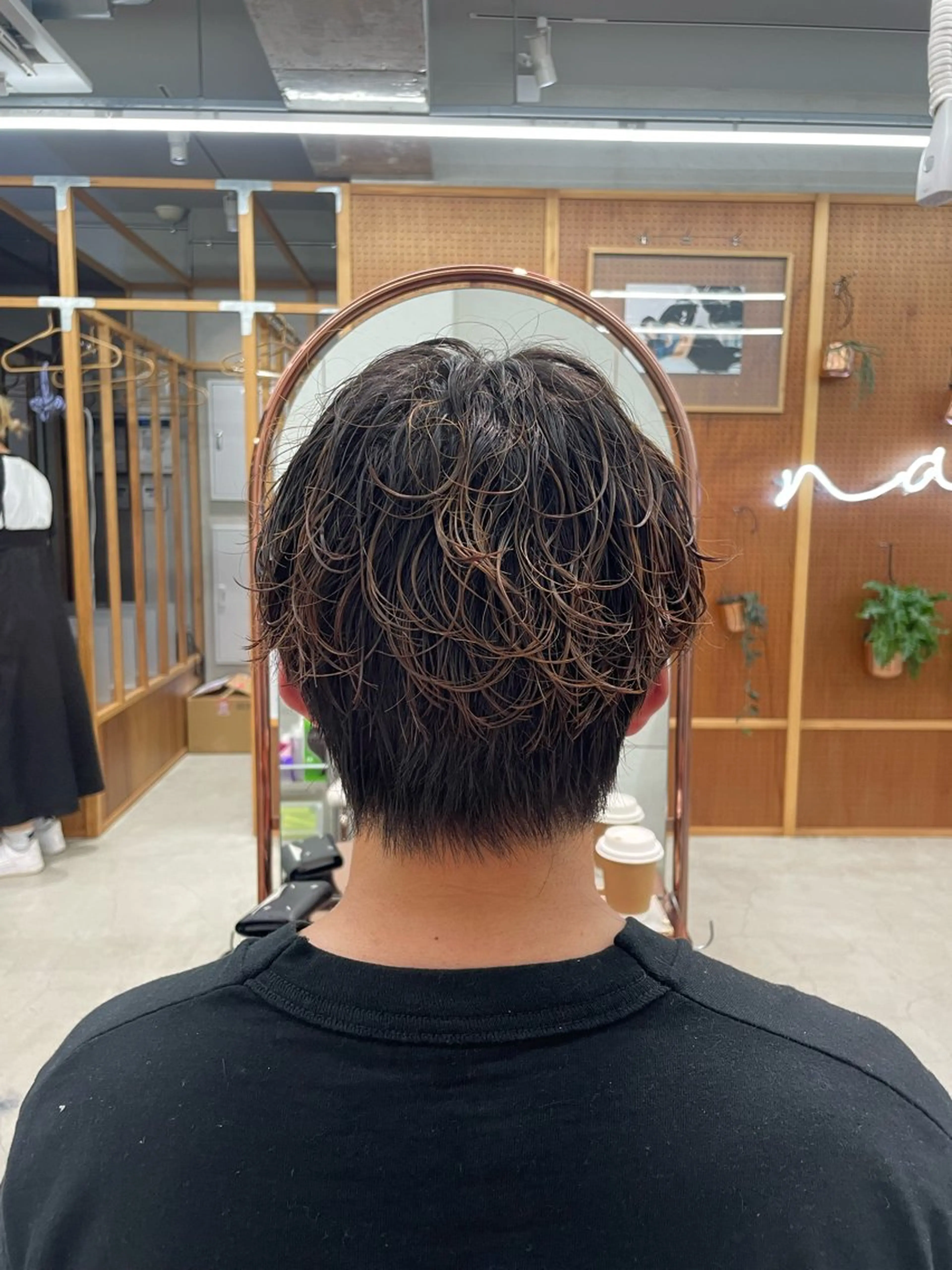 パーマ メンズ メンズパーマ カット パーマ 鶴井 美空のヘアスタイル