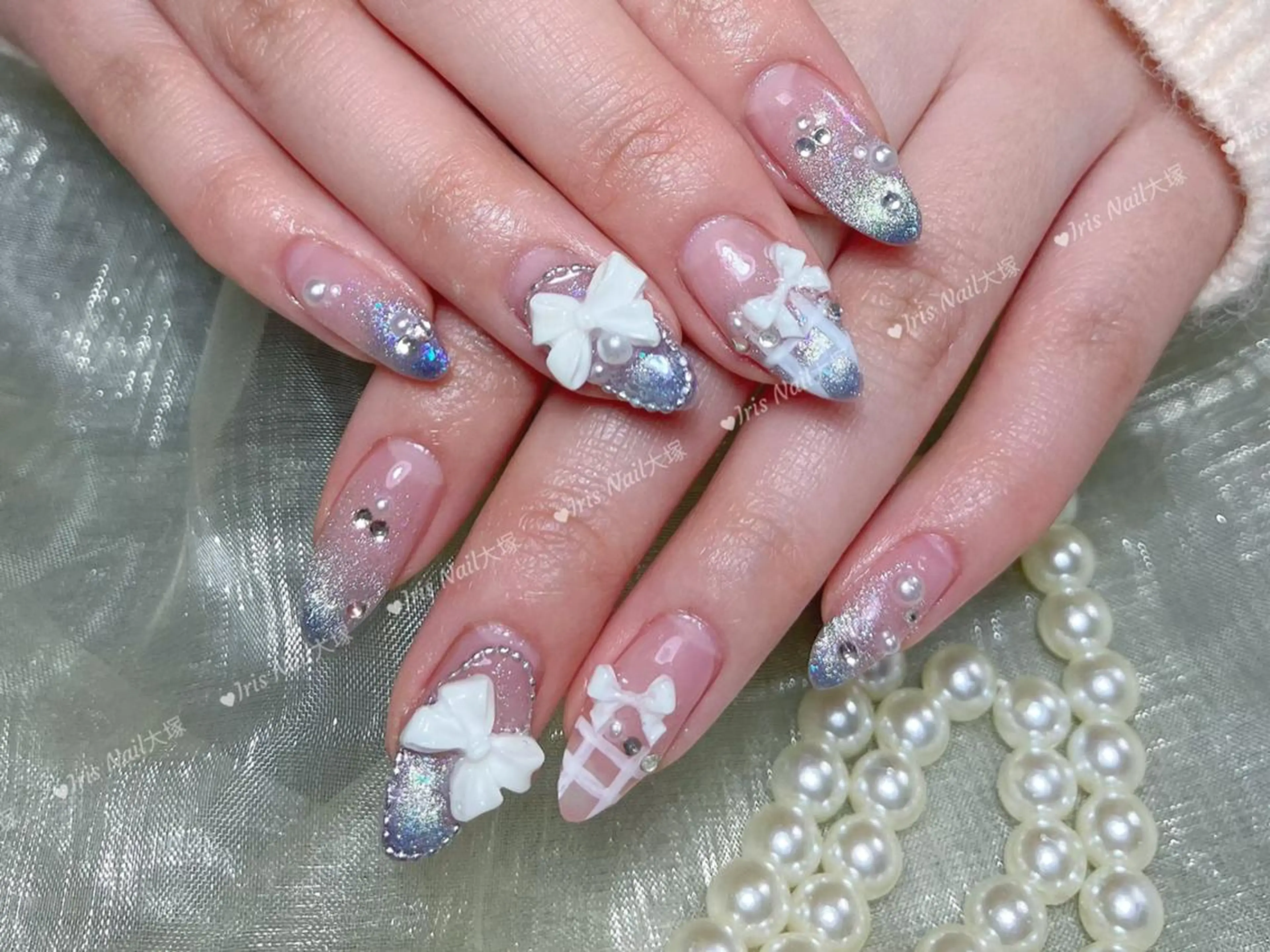 ネイル 持ち込み ハンドネイル 💕藤江 月🌸🍒のネイルデザイン