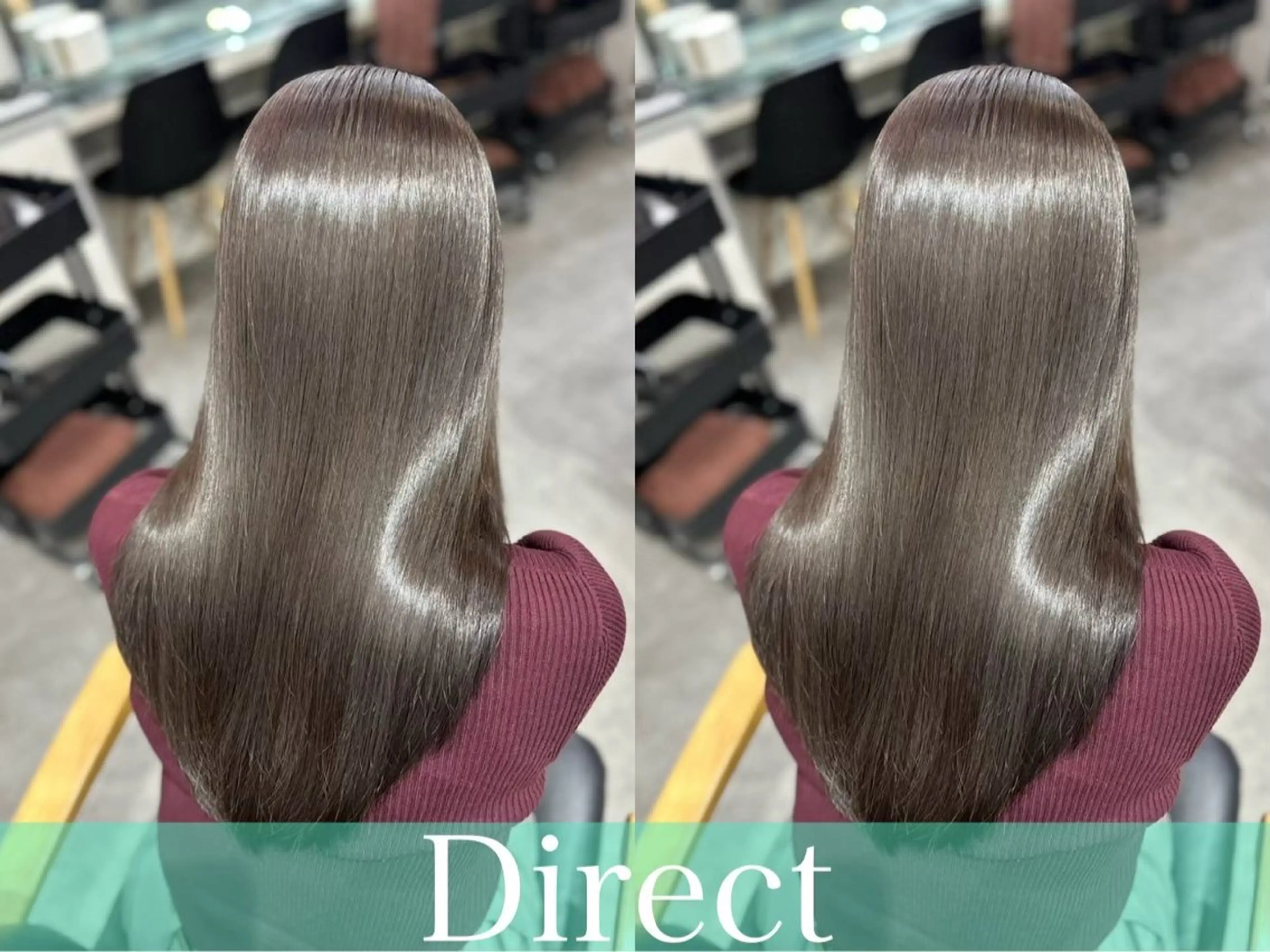 カット＋髪質改善カラー＋髪質改善トリートメントの写真