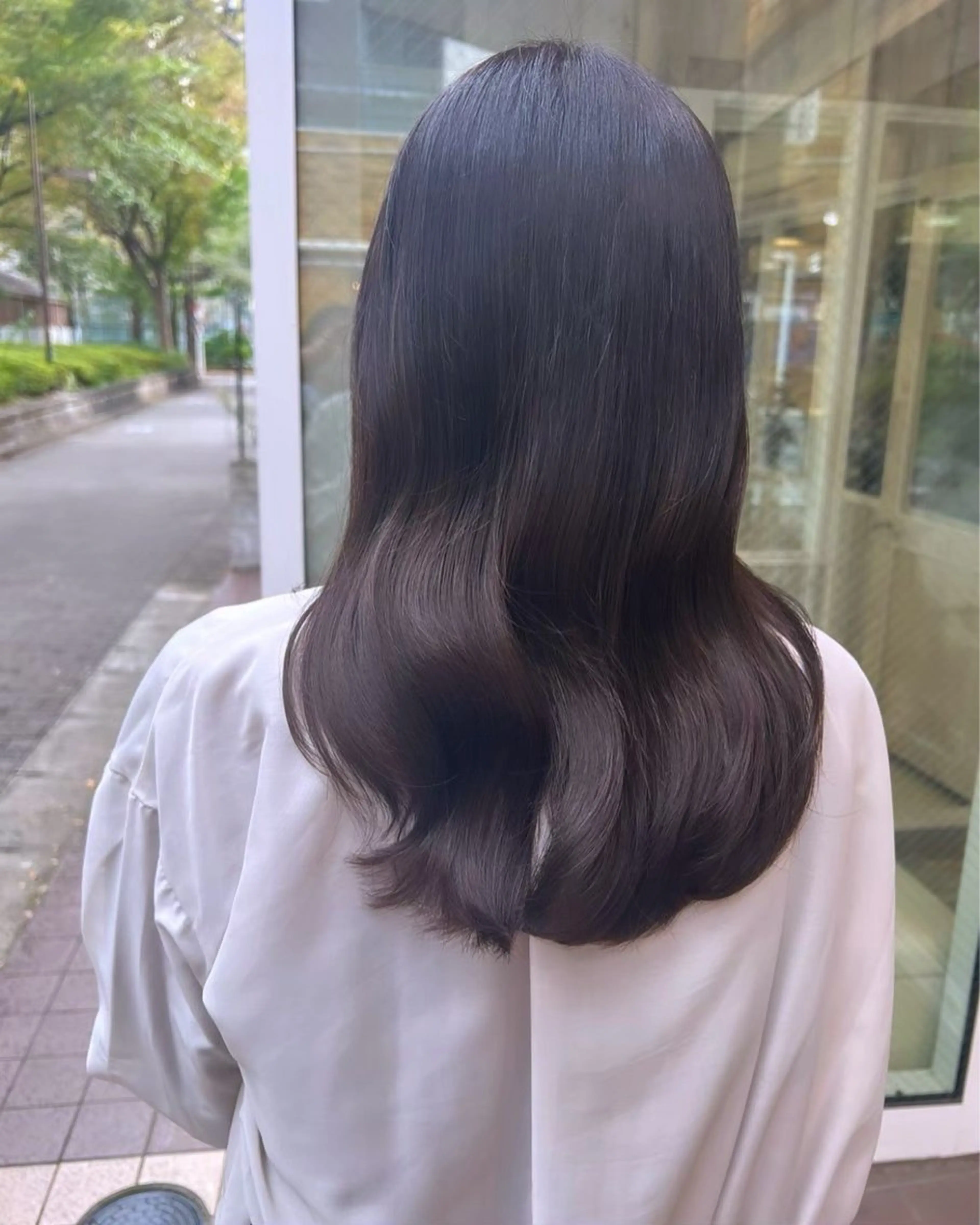 ロング albero🧸 🌳鈴木遥菜のヘアスタイル