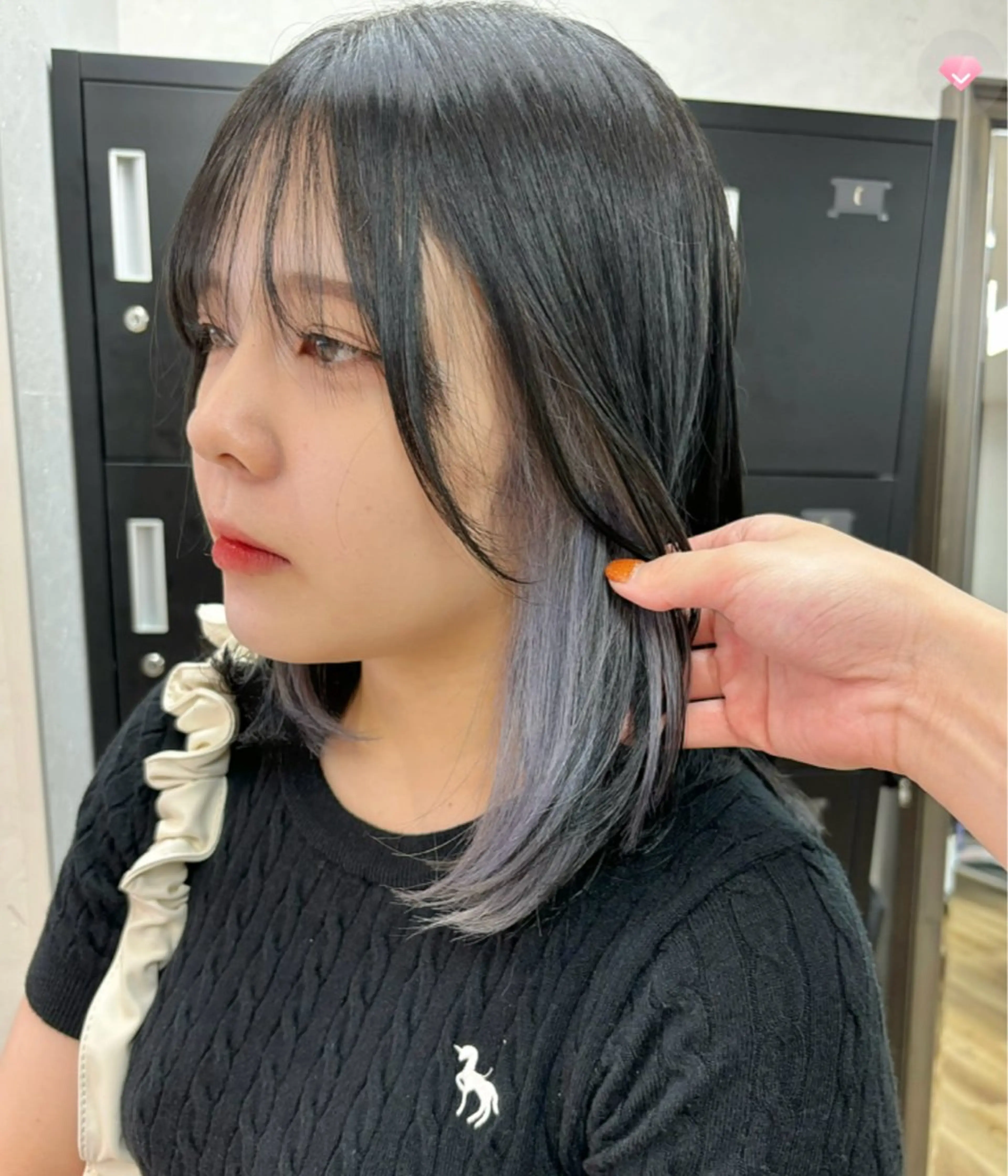 ミディアム カラー ヘアカラー トリートメント ayumi🌈 インナーカラー🌈のヘアスタイル