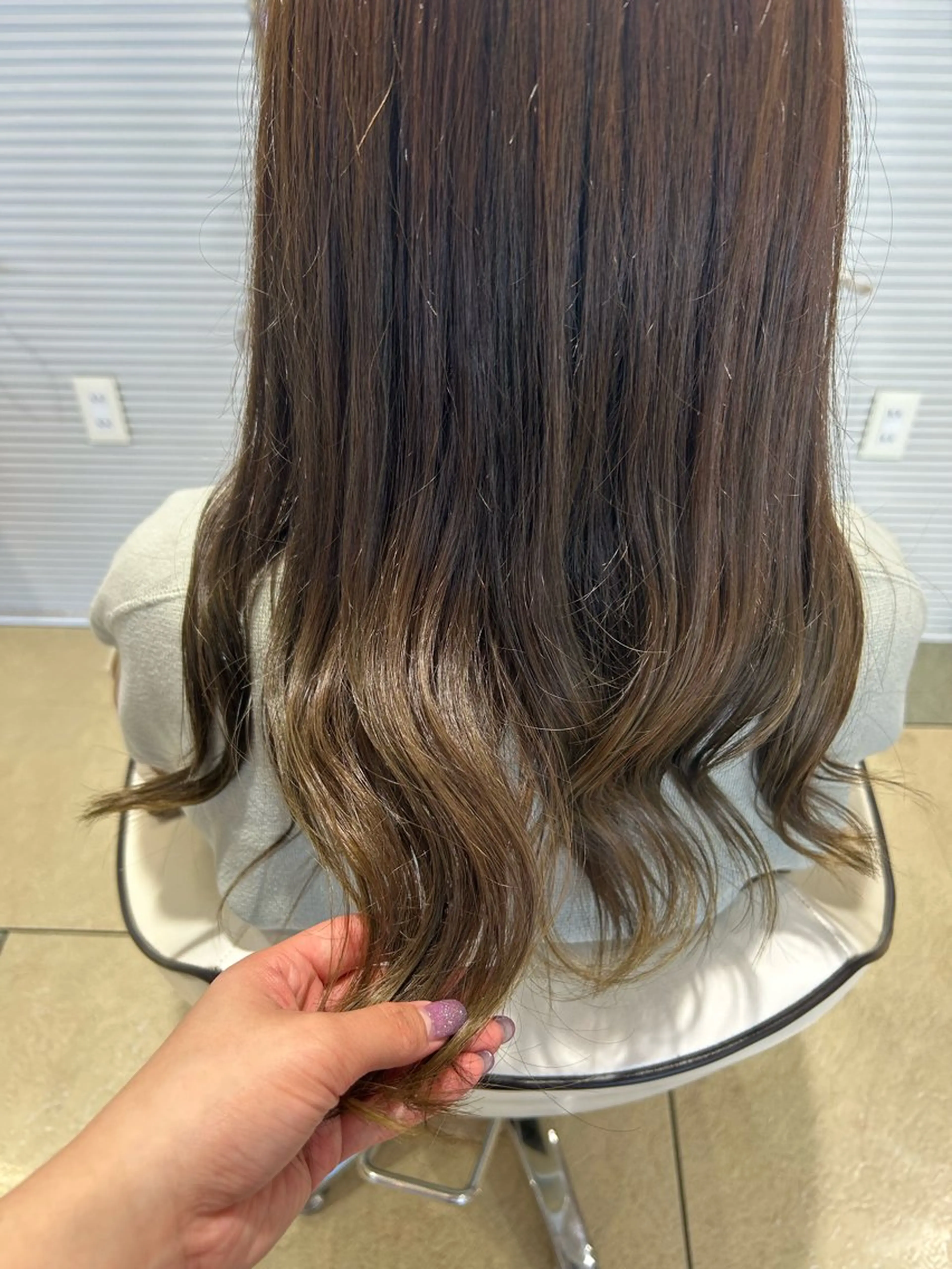 カラー 🩷愛咲🩷レイヤー /透明感カラーのヘアスタイル