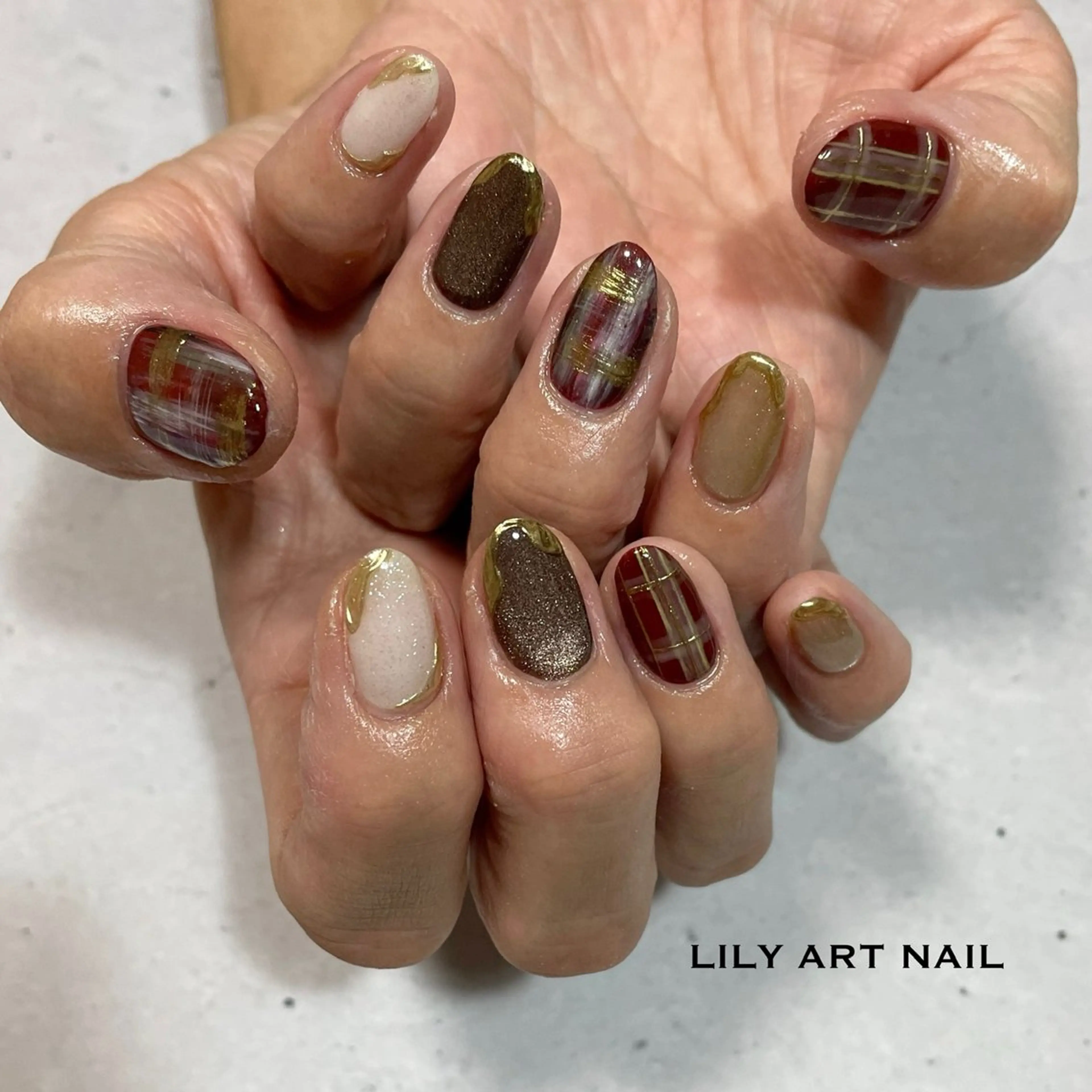 ネイル ハンドネイル LILY  ART NAILのネイルデザイン
