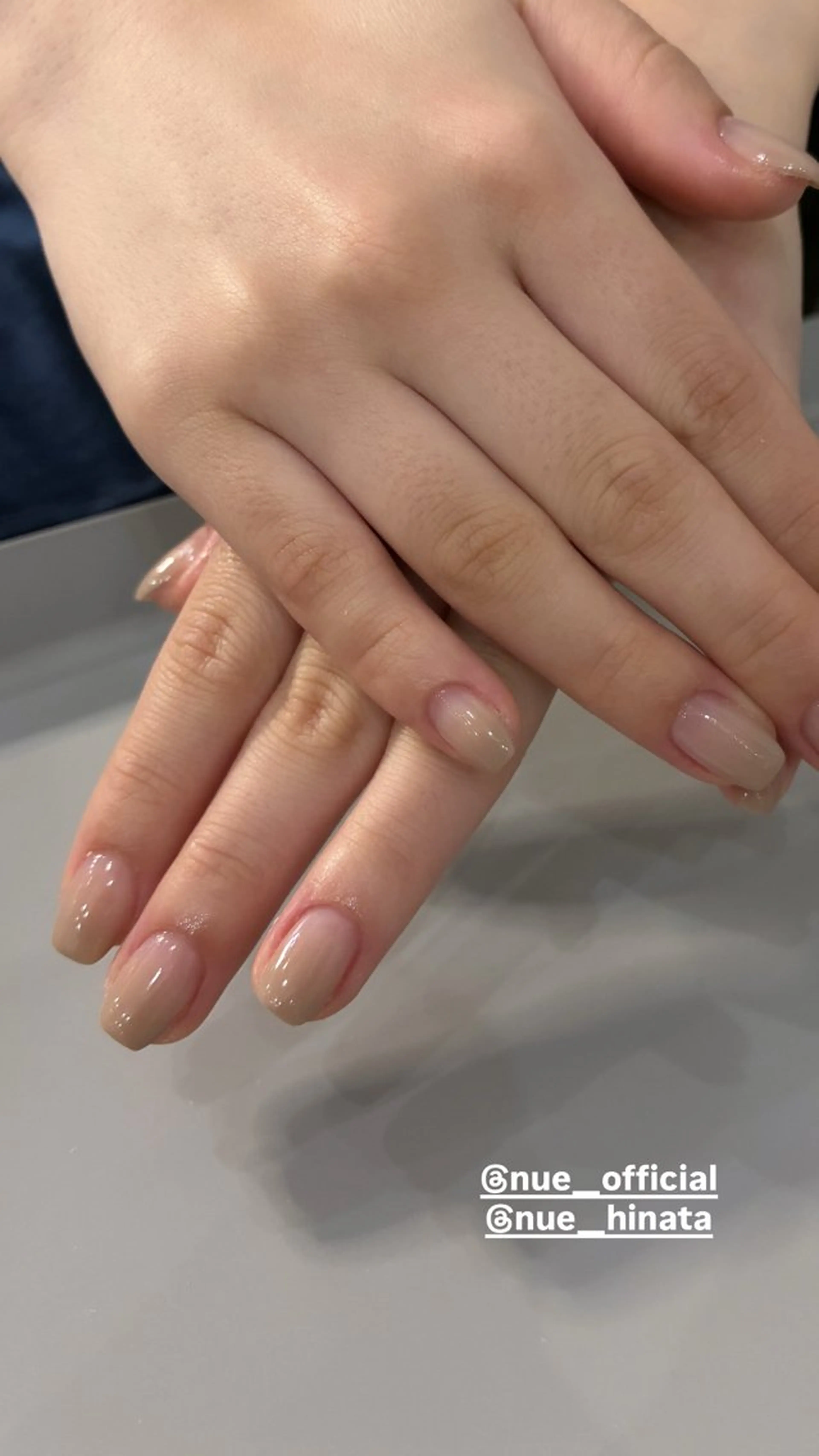 ネイル グラデーション シンプルネイル nue【ムー】 ひなたのネイルデザイン