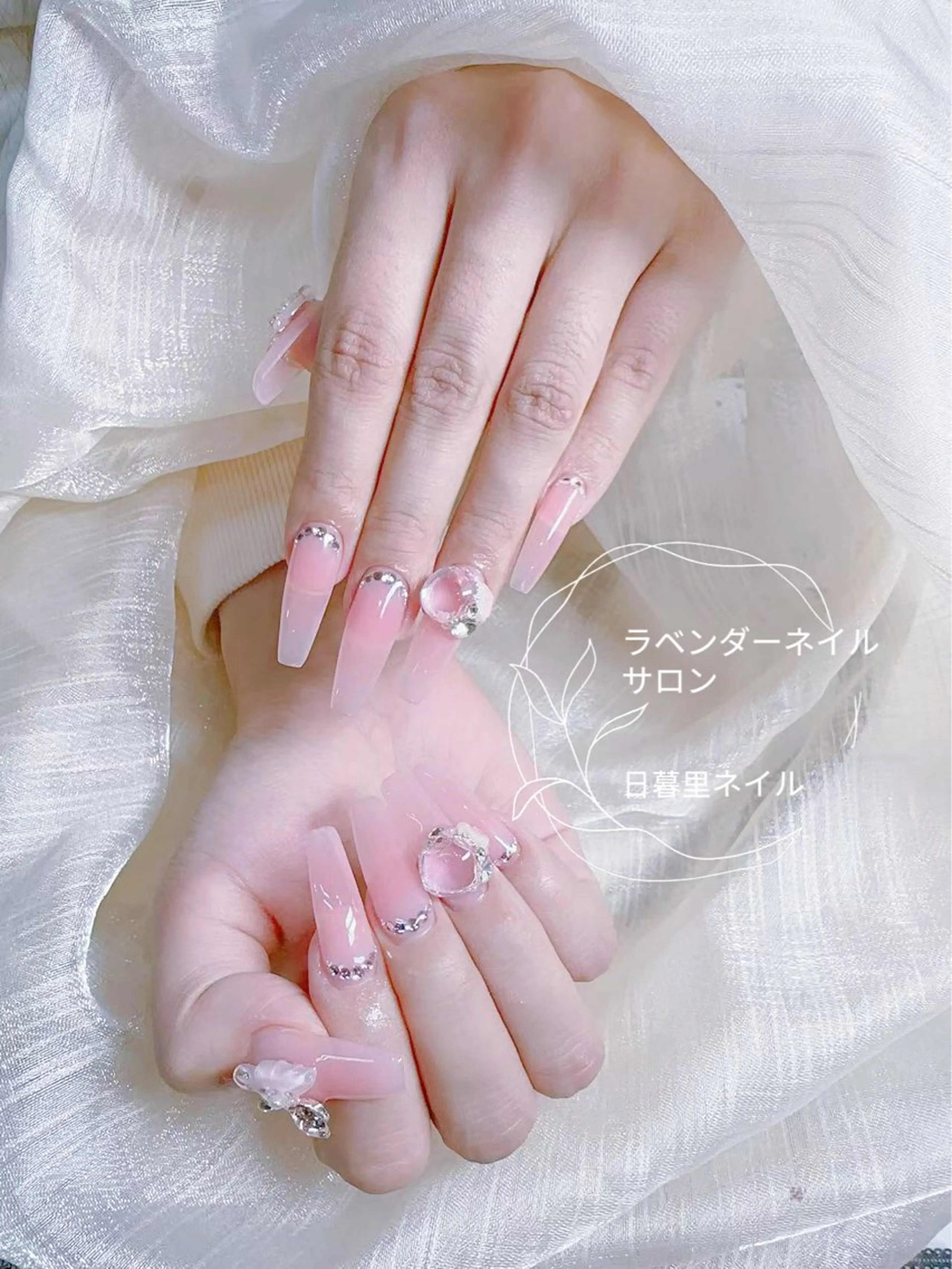 ネイル ラベンダー💖日暮里 ルル💖ネイルのネイルデザイン