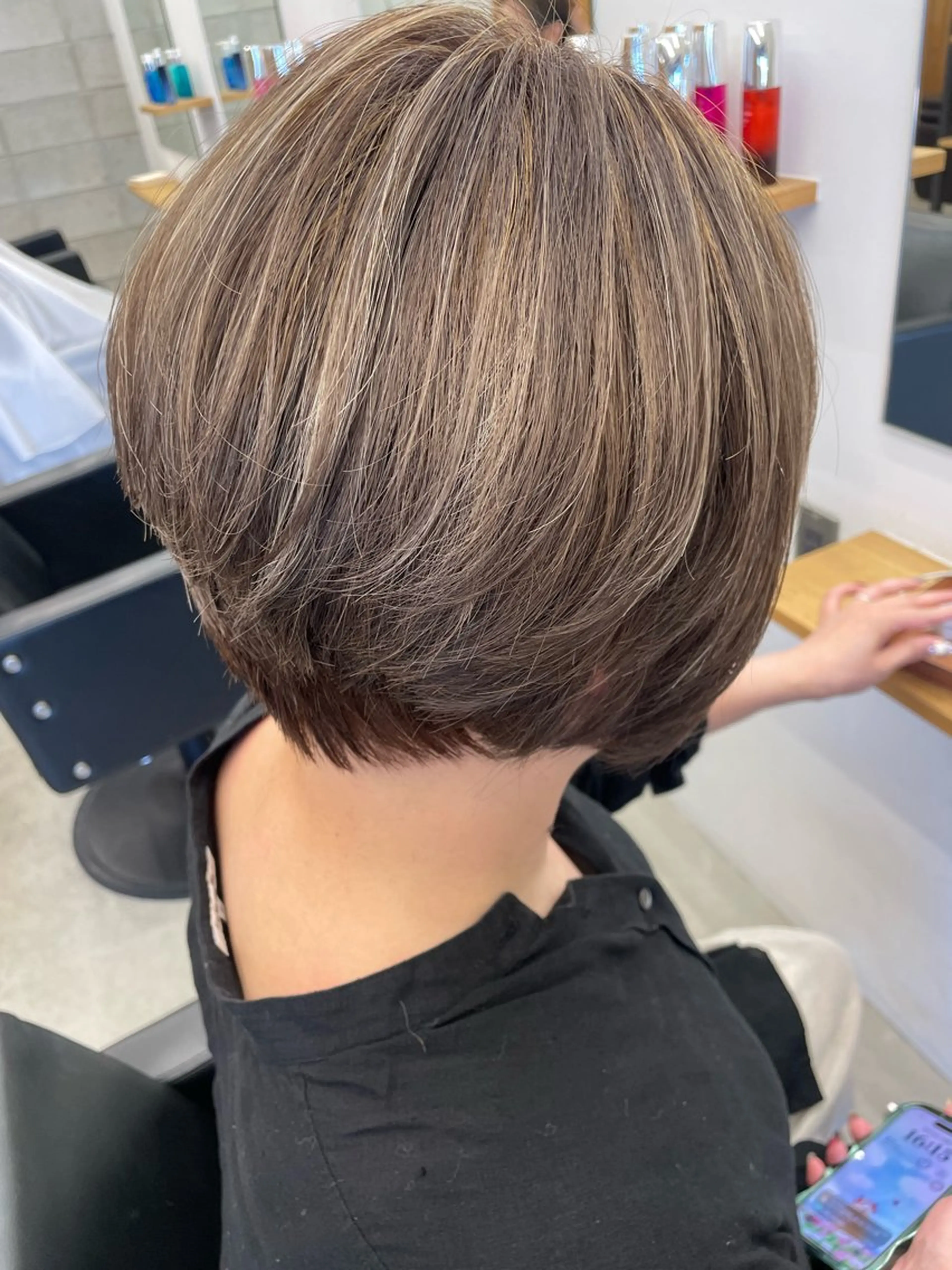 ショート カラー ハイライトカラー ハイライト 髪質改善/ハイライト /🌈瀧澤夕花のヘアスタイル