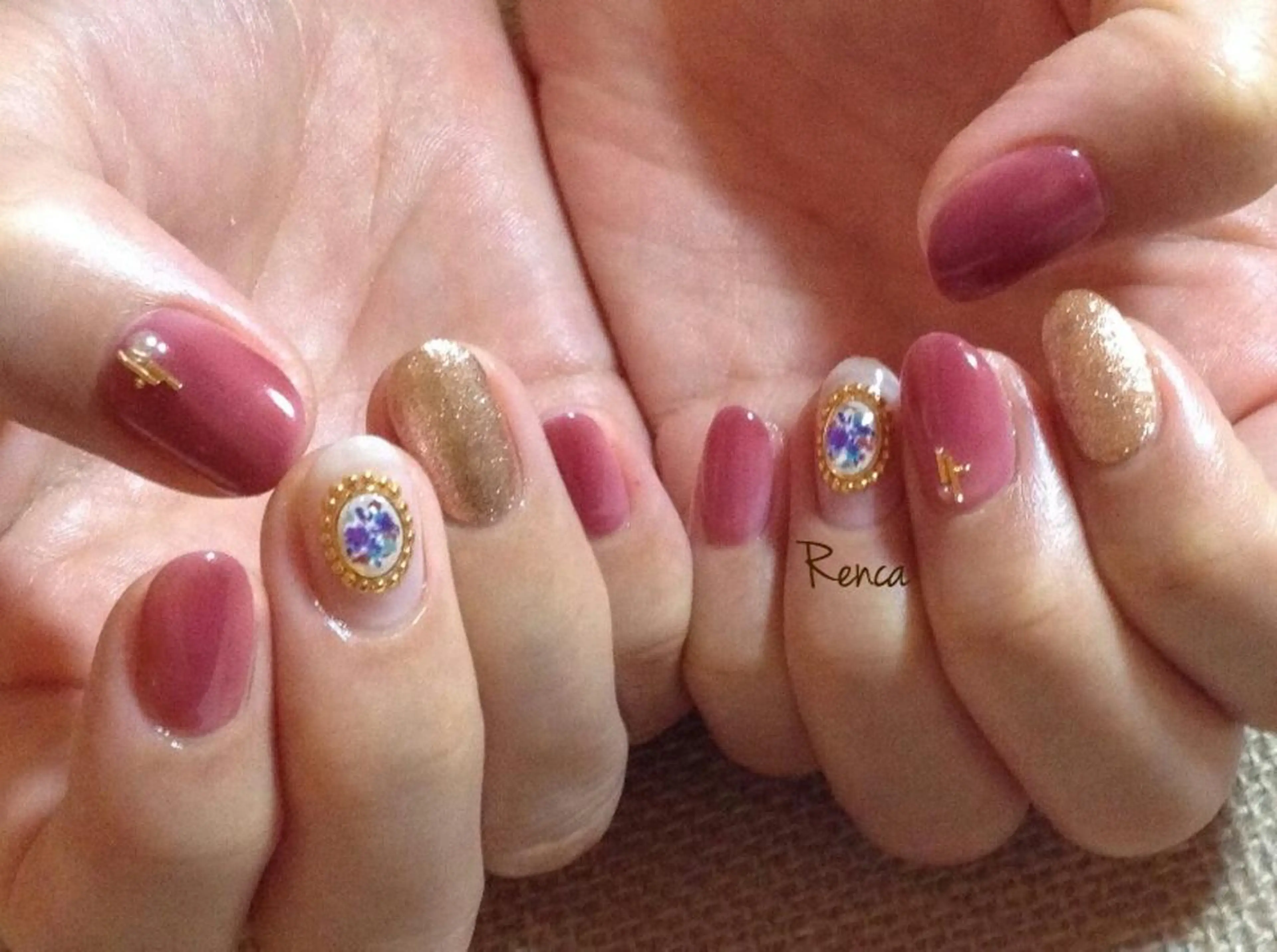 ネイル ハンドネイル 山田 貴子のネイルデザイン