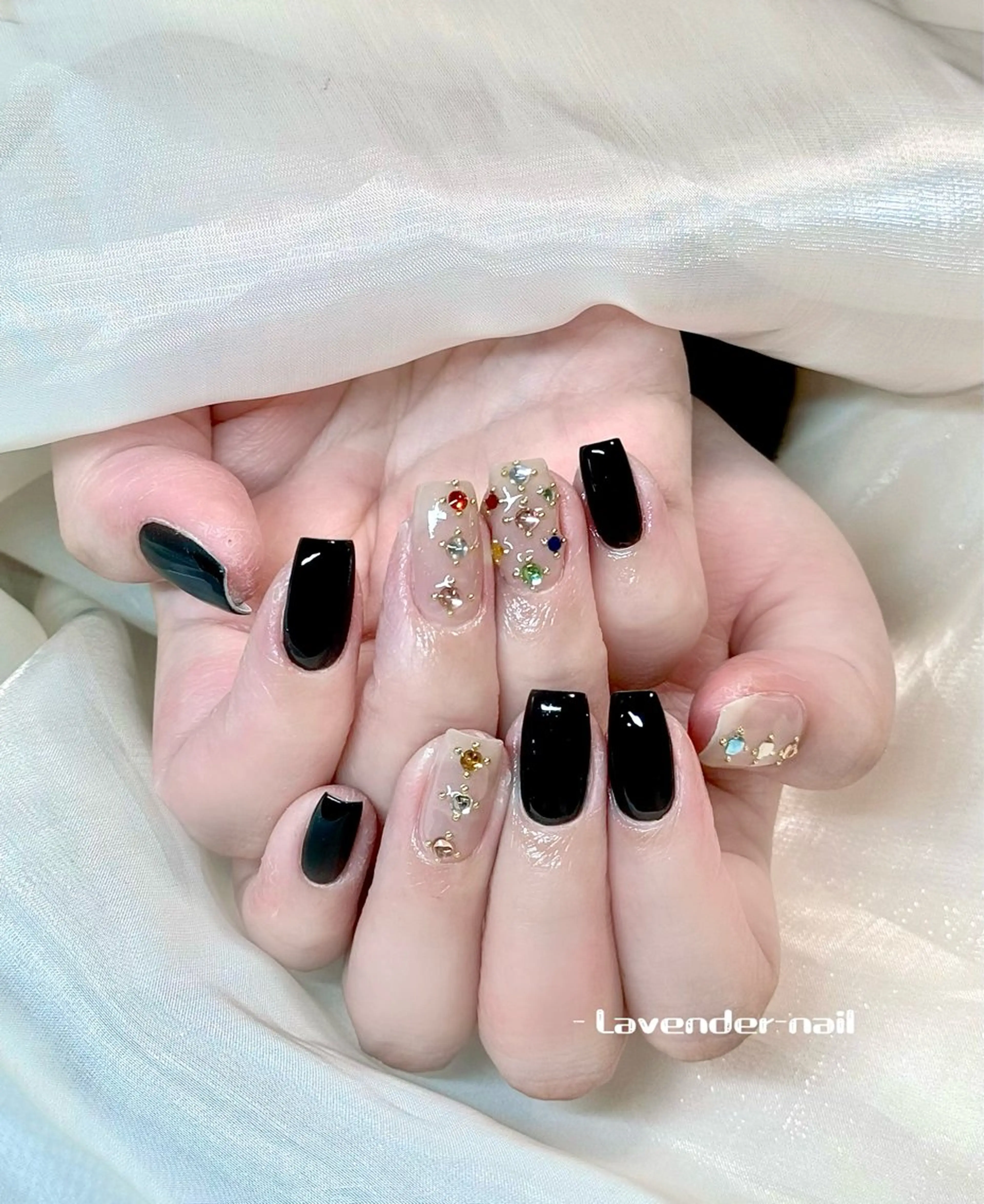 ネイル ハンドネイル Lavender nail·北18条のネイルデザイン