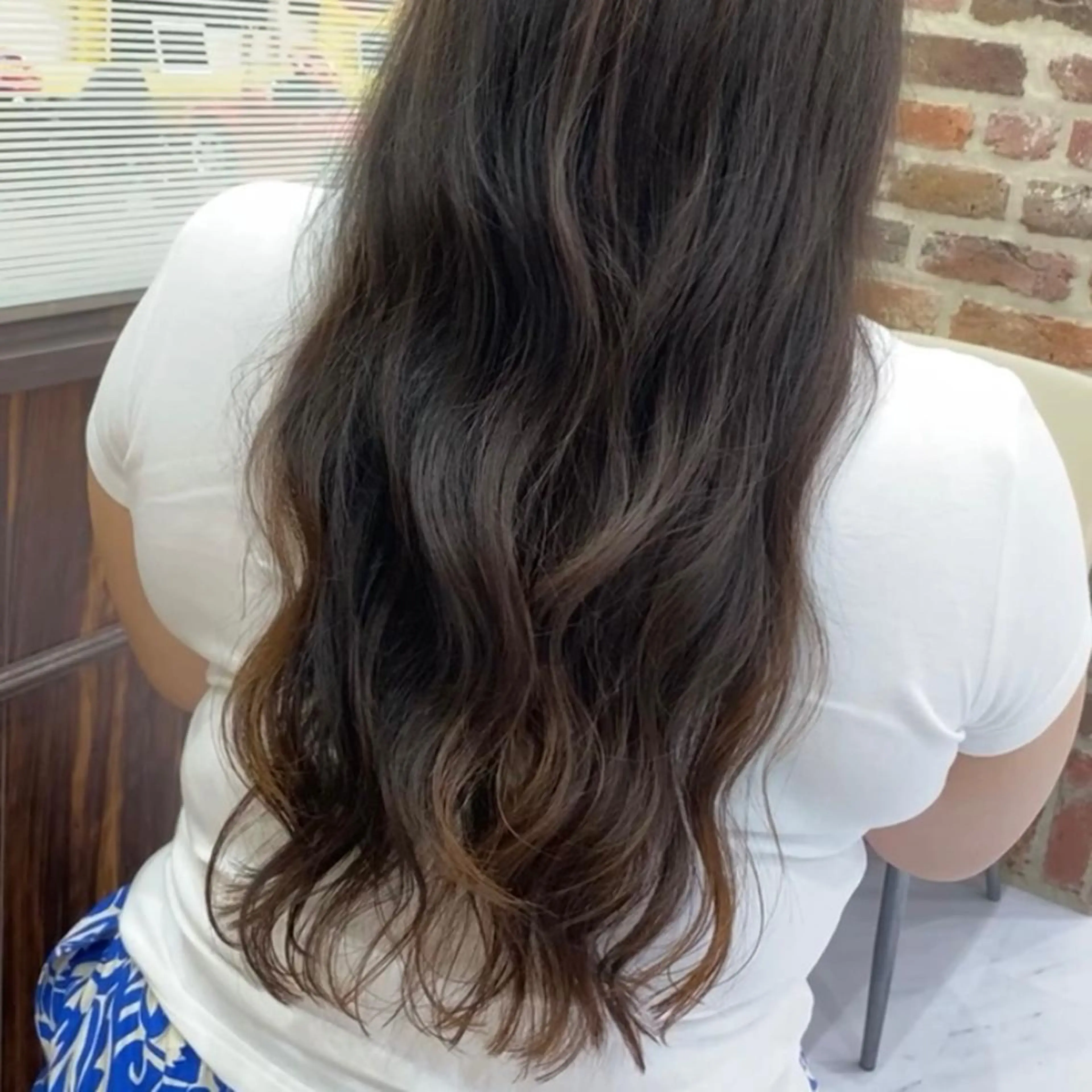 ロング 山崎 航のヘアスタイル