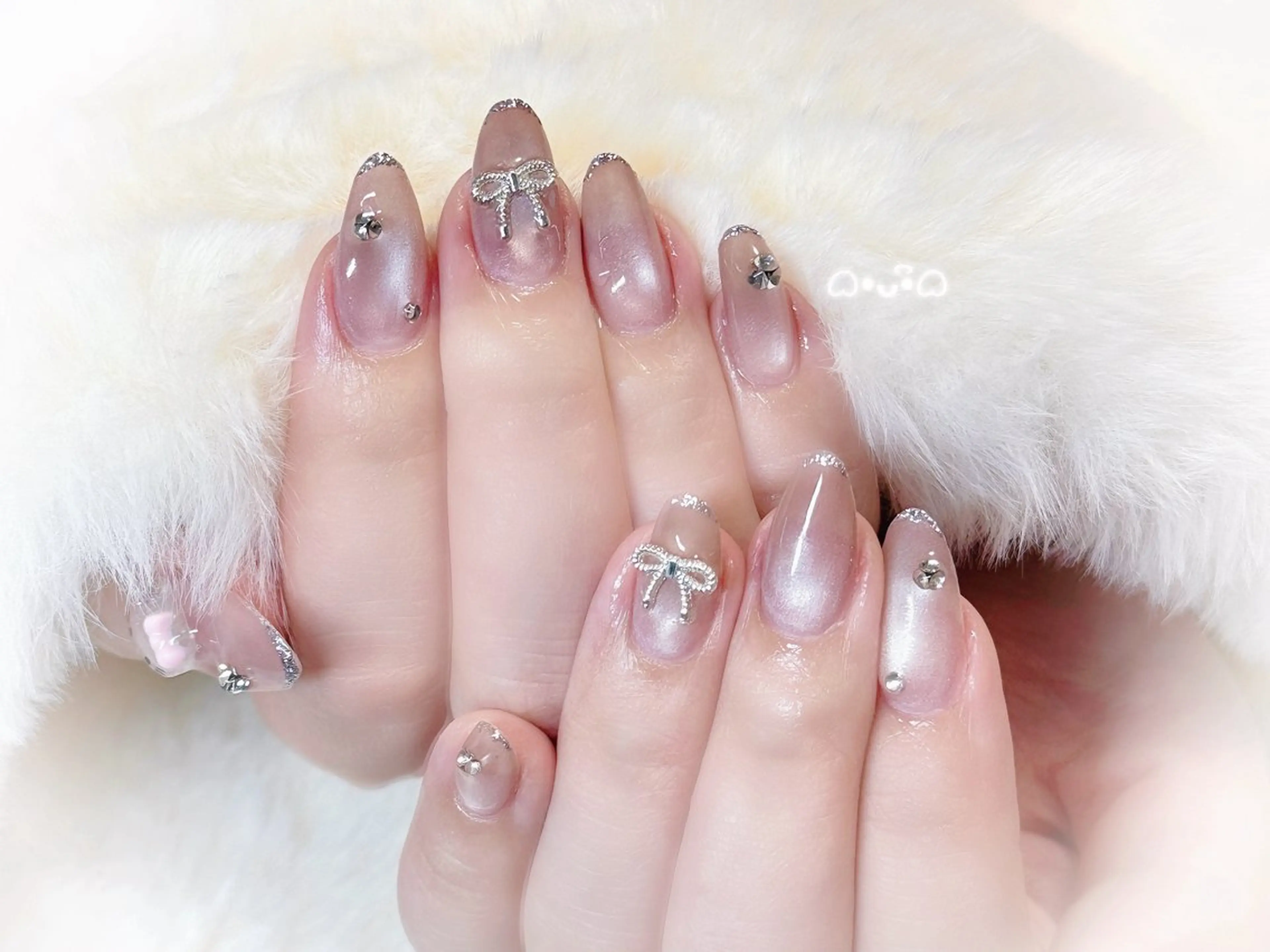 ネイル ハンドネイル Lavender nail·北18条のネイルデザイン