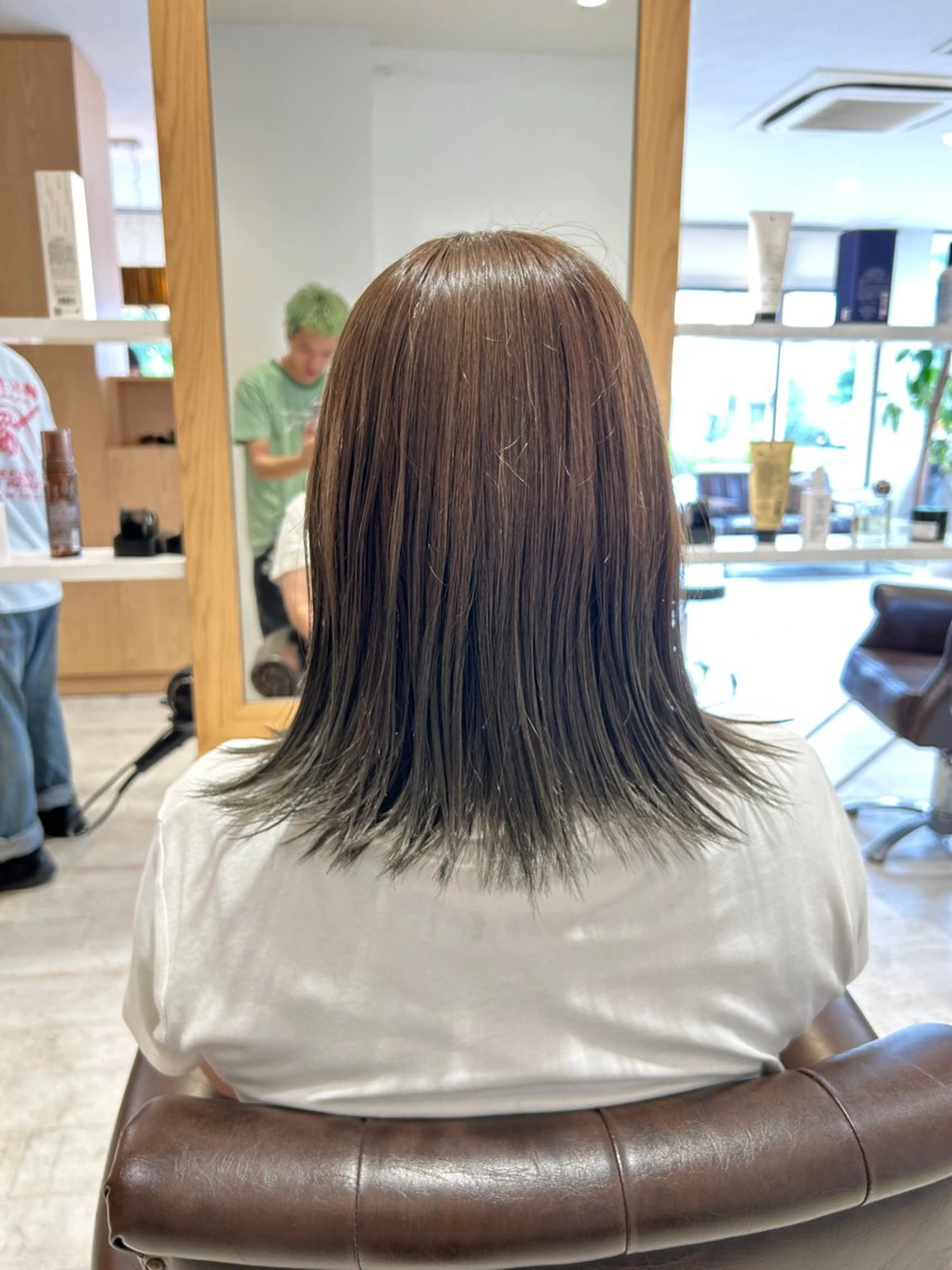 ミディアム カラー ブリーチ Hattori Ryukiのヘアスタイル