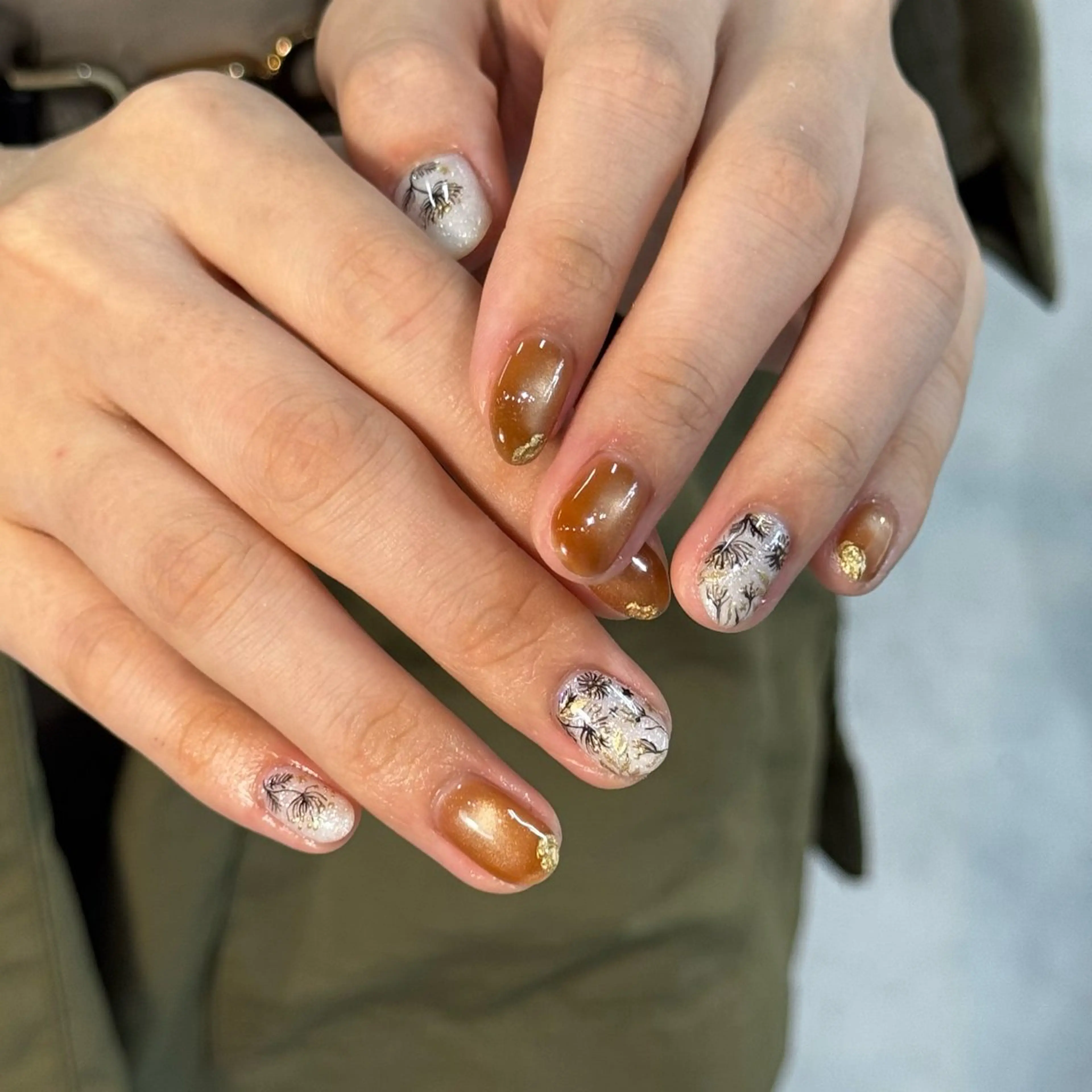 ネイル アートネイル 持ち込み シンプルネイル ハンドネイル HARUKA ネイリスト福岡/薬院のネイルデザイン