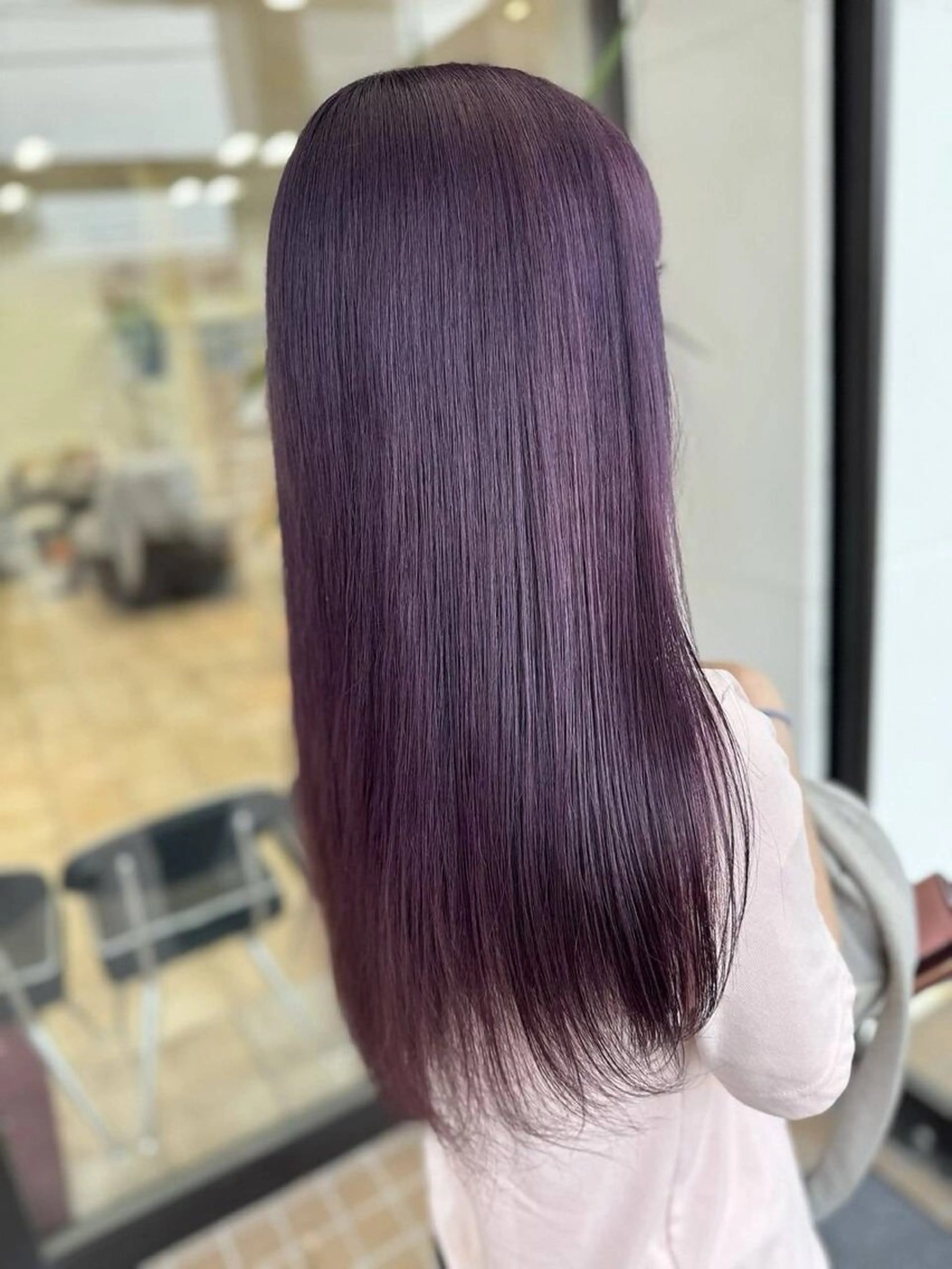 カラー 甲斐谷 真凜のヘアスタイル
