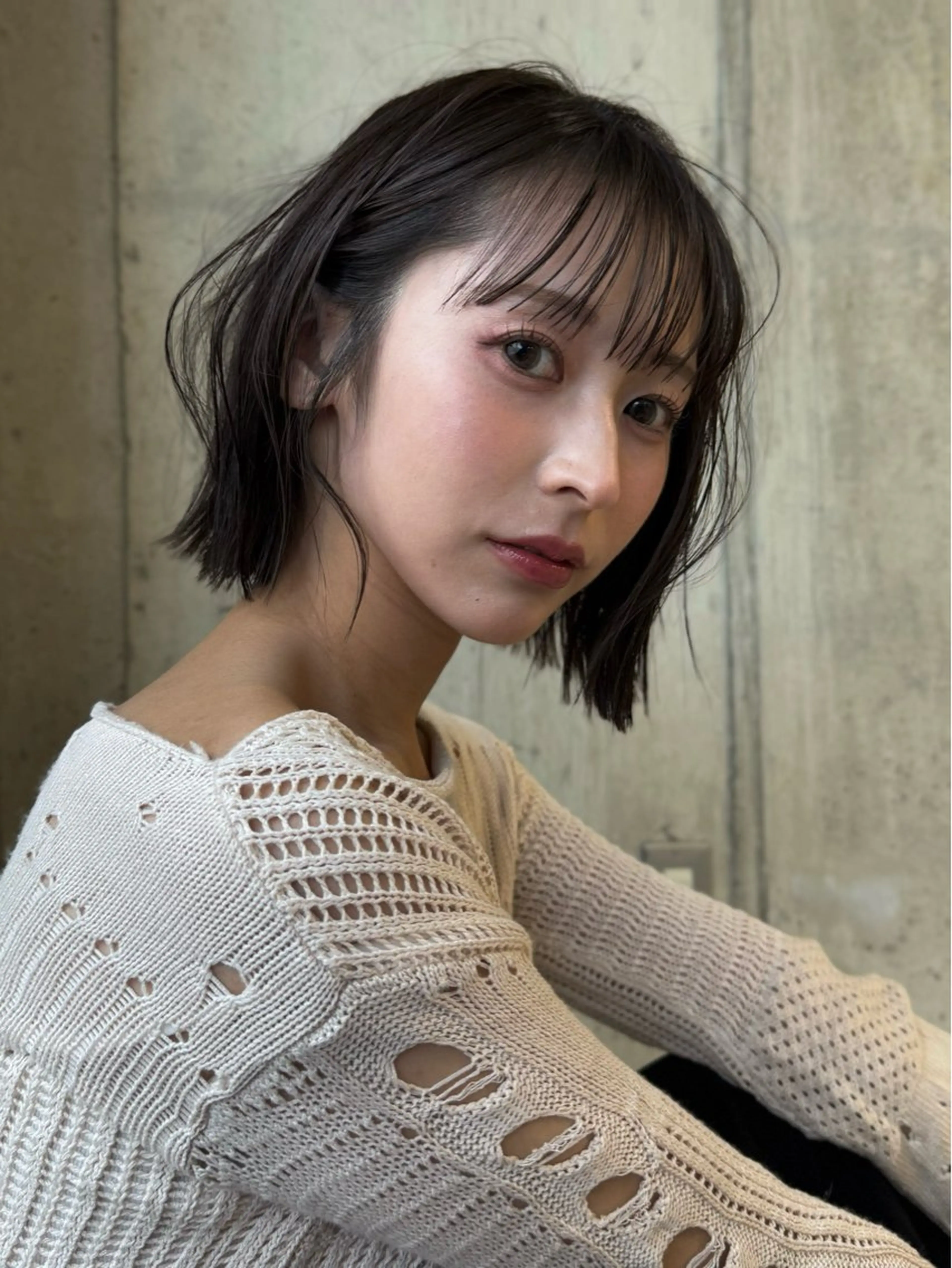 ショート カット ヘアカラー トリートメント 🩵縮毛矯正・ボブ 岩原朋也🩵のヘアスタイル