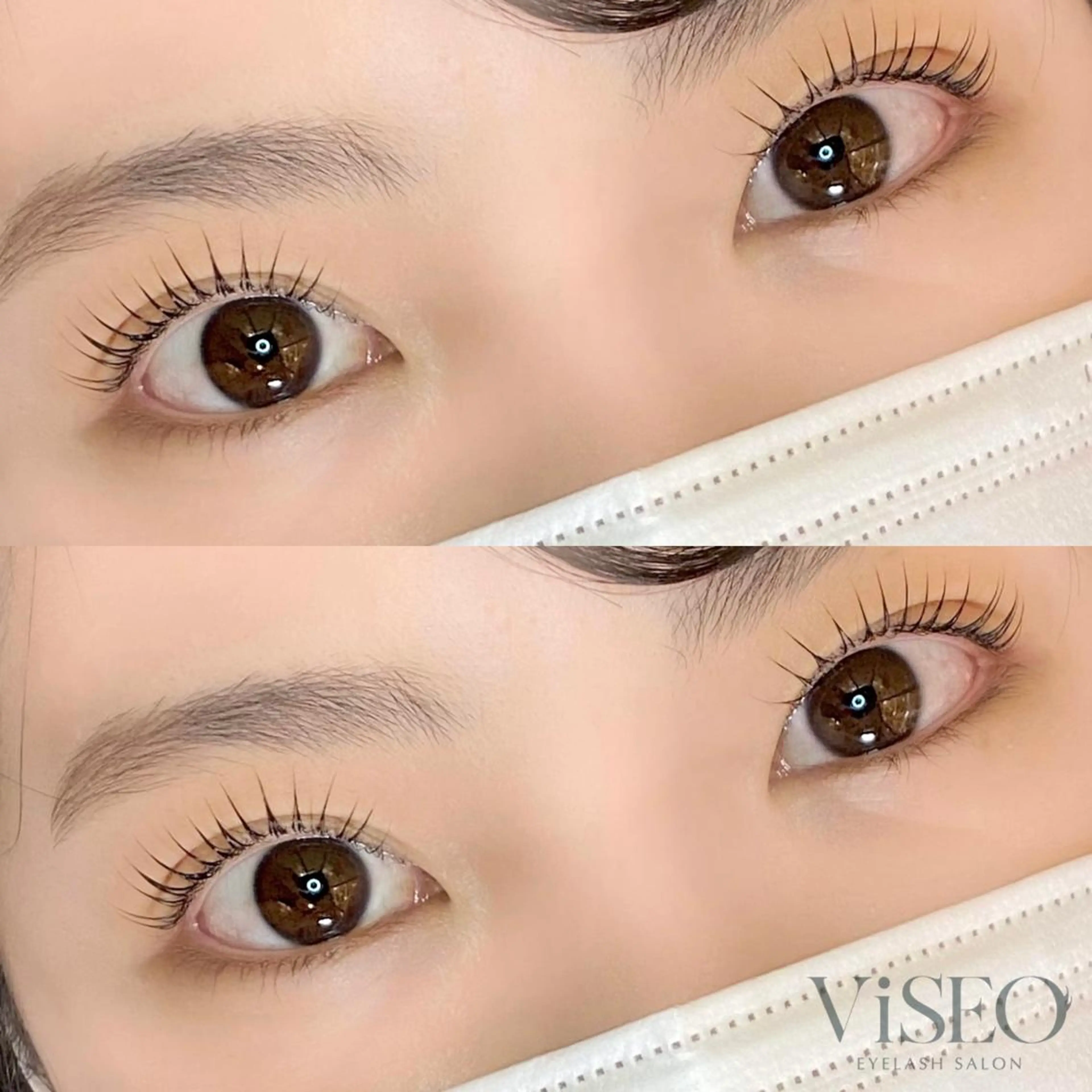 マツエク・マツパ パリジェンヌラッシュリフト 一重×まつ毛パーマ Refine Sayakaのマツエク・マツパデザイン