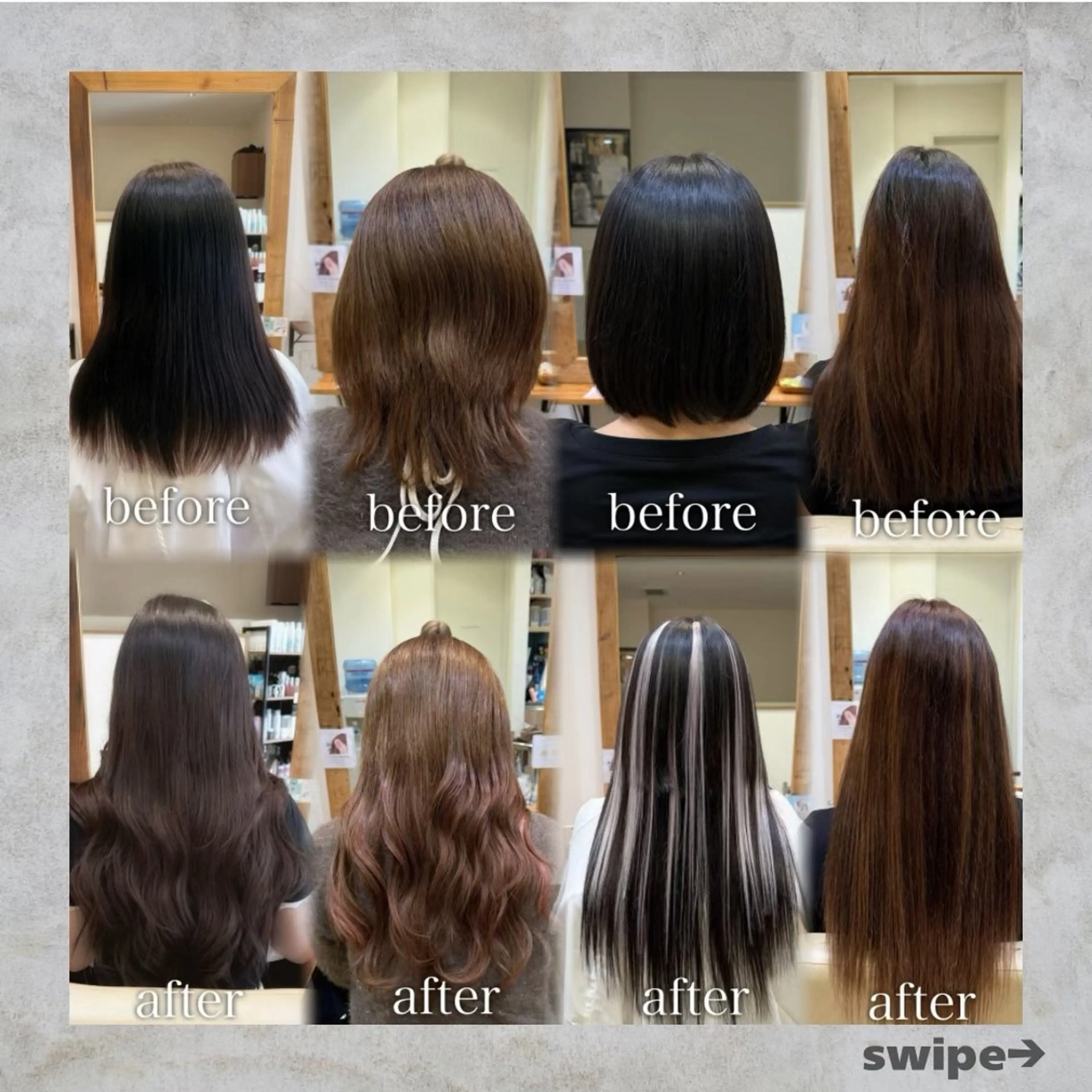 ロング SOU/エクステ /ダブルカラーのヘアスタイル