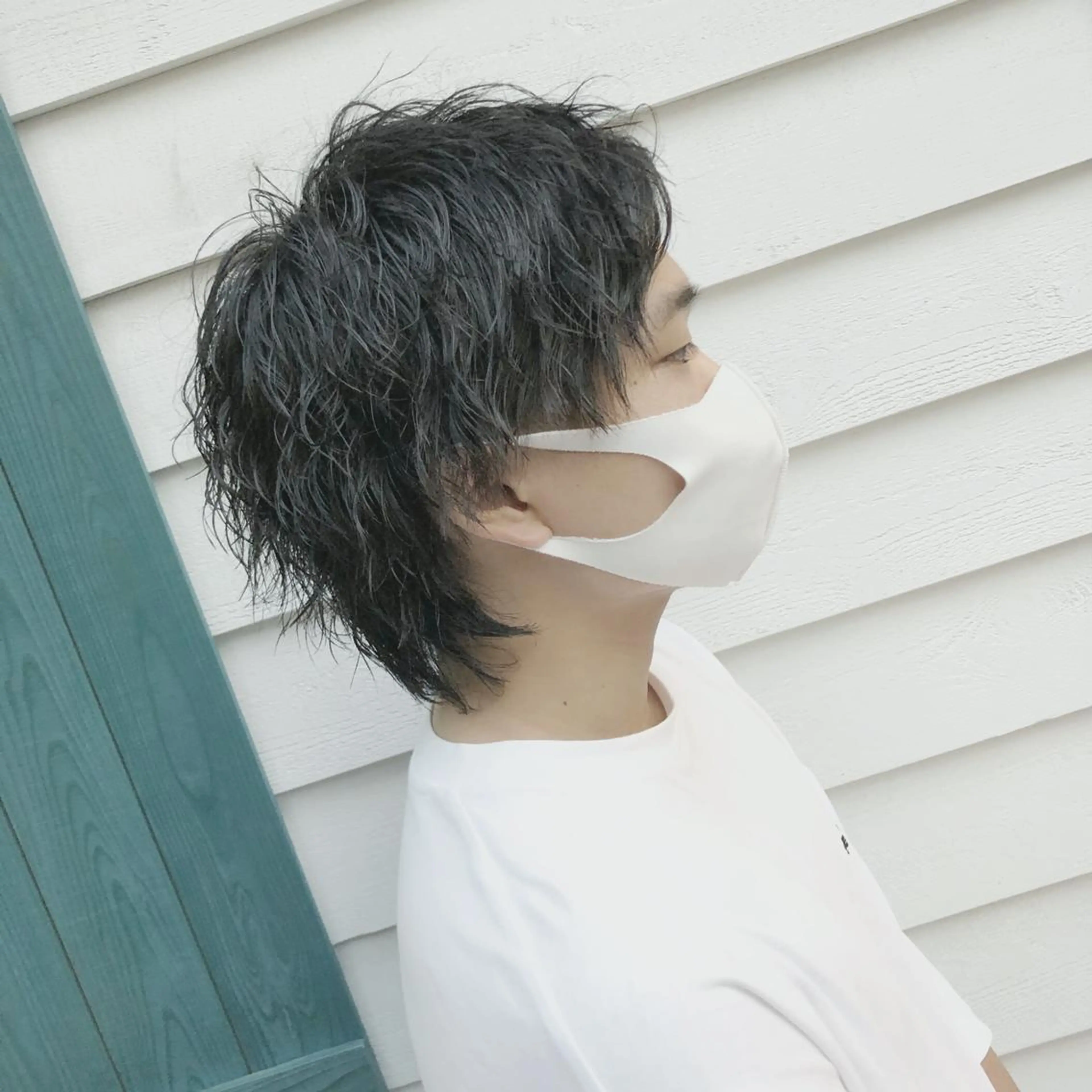 ショート メンズ パーマ 山崎 俊介のヘアスタイル