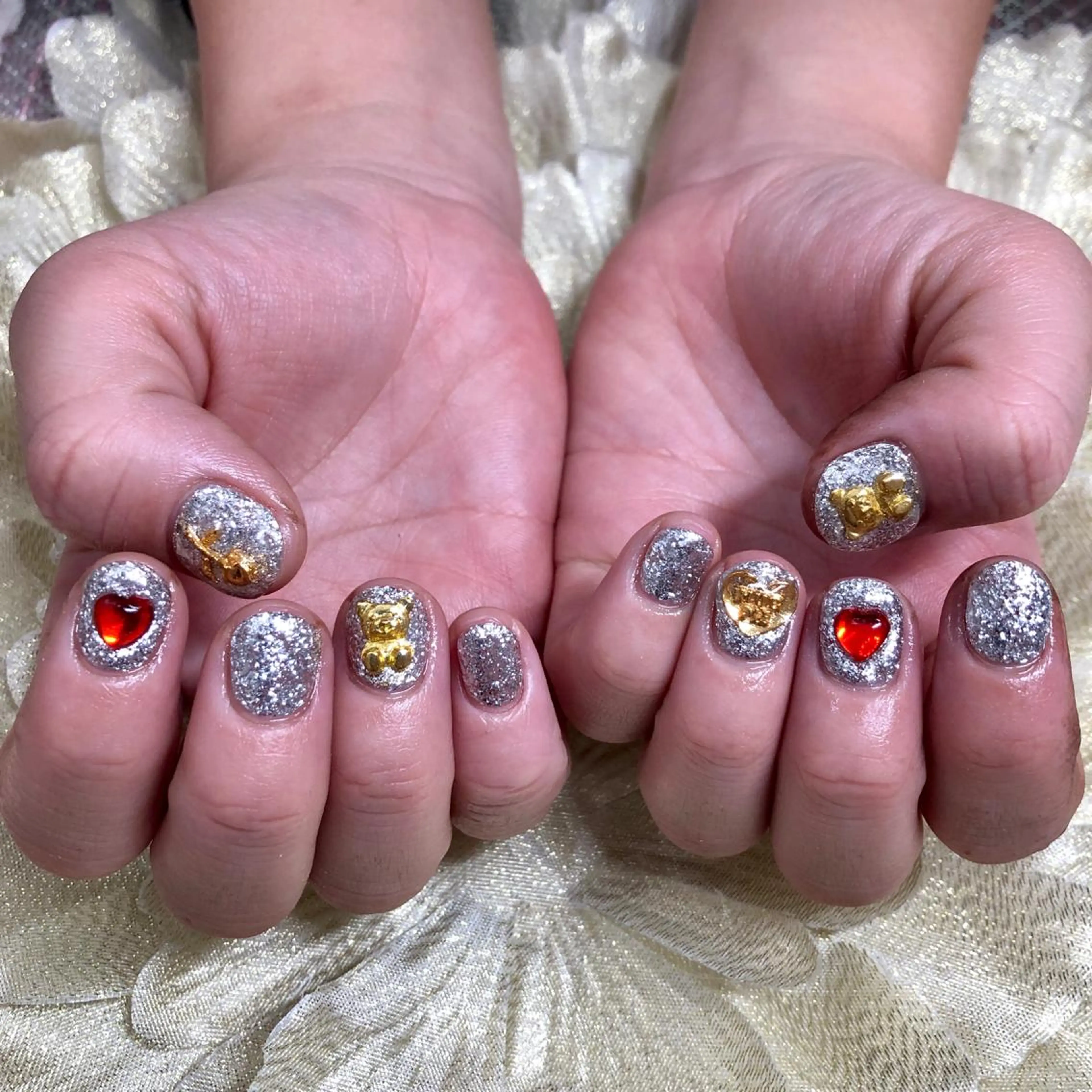 ネイル ジェルネイル ハート J terrace Nailのネイルデザイン